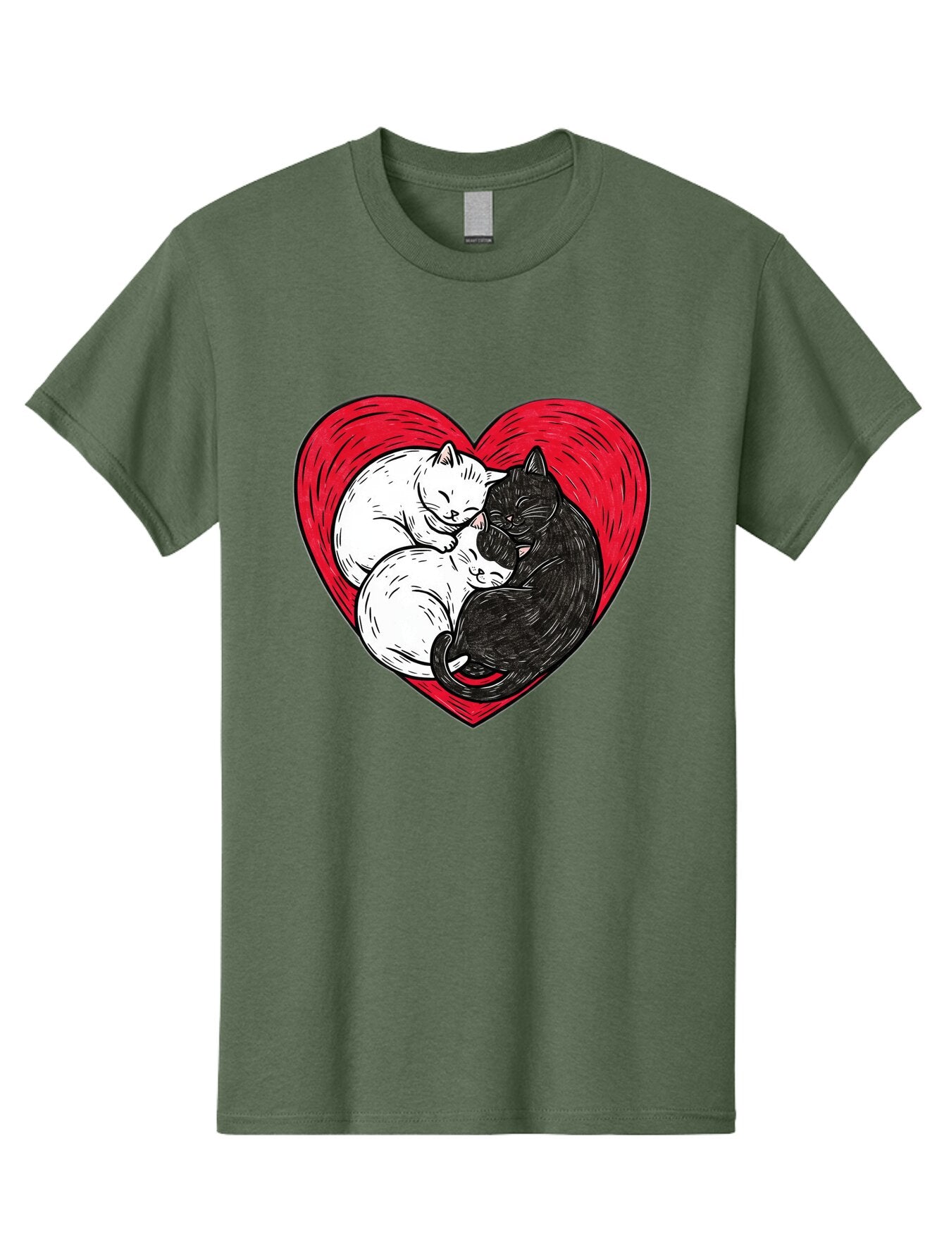 Cats-In-Heart-2 Men'S Graphic Tee, 100% Cotton, Comfortable Casual Summer Wear, Machine Washable, Vintage Camera, Old Camera, Antique Camera, Black Camera, Classic Photography, Photography Equipment, Nostalgic Device, Film Camera, Camera Art Baq505 14