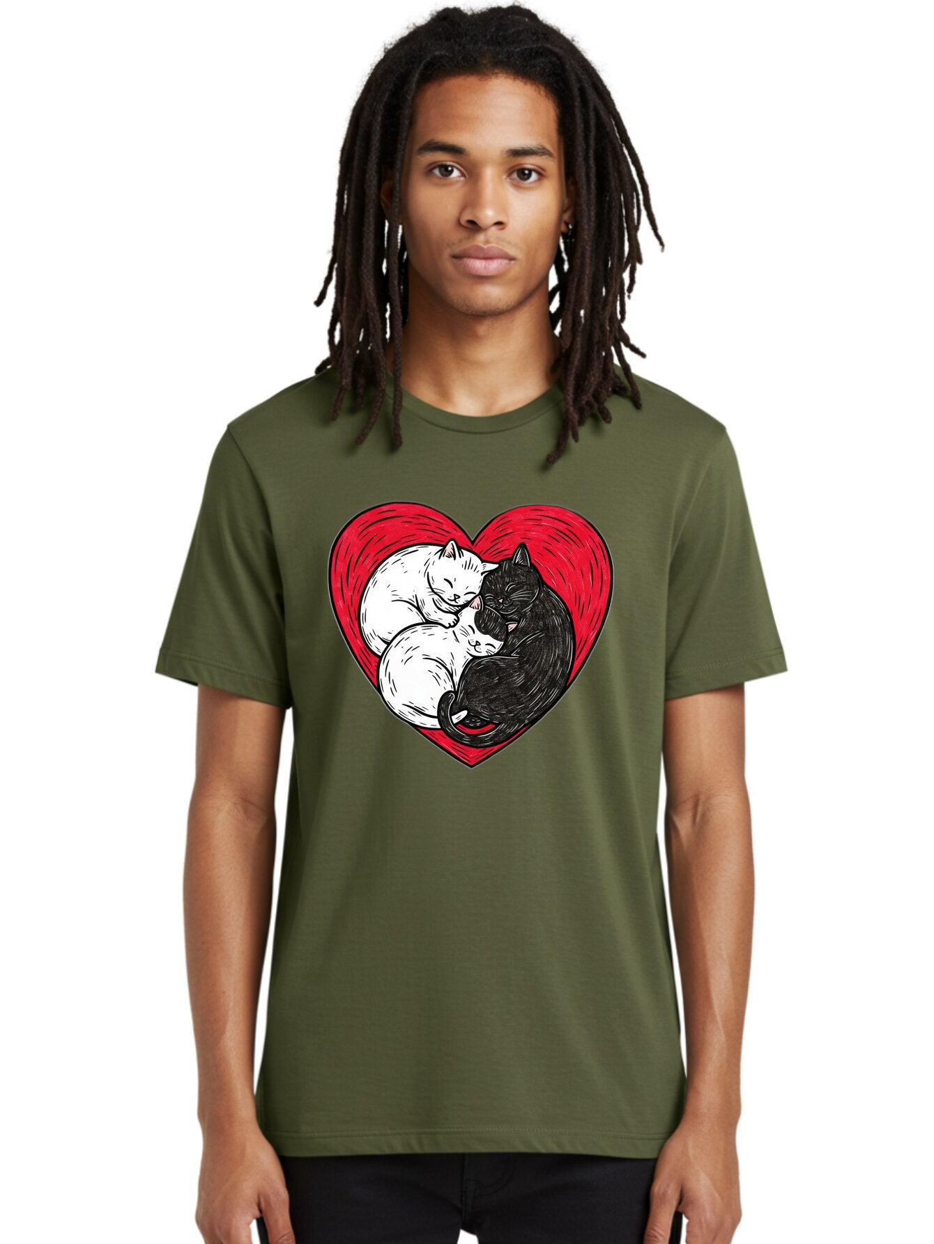 Cats-In-Heart-2 Men'S Graphic Tee, 100% Cotton, Comfortable Casual Summer Wear, Machine Washable, Vintage Camera, Old Camera, Antique Camera, Black Camera, Classic Photography, Photography Equipment, Nostalgic Device, Film Camera, Camera Art Baq505 29