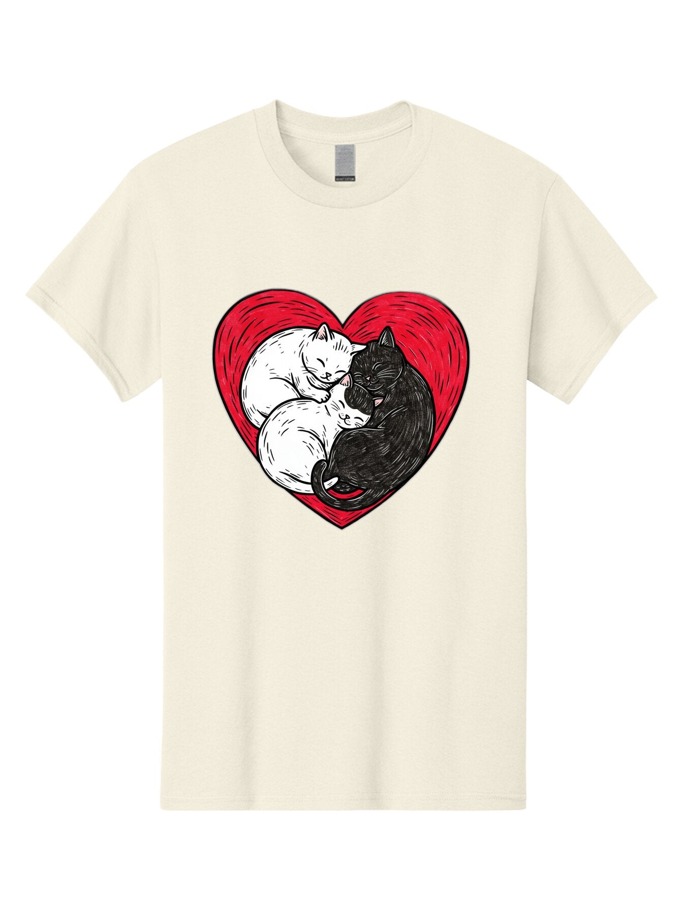 Cats-In-Heart-2 Men'S Graphic Tee, 100% Cotton, Comfortable Casual Summer Wear, Machine Washable, Vintage Camera, Old Camera, Antique Camera, Black Camera, Classic Photography, Photography Equipment, Nostalgic Device, Film Camera, Camera Art Baq505 3