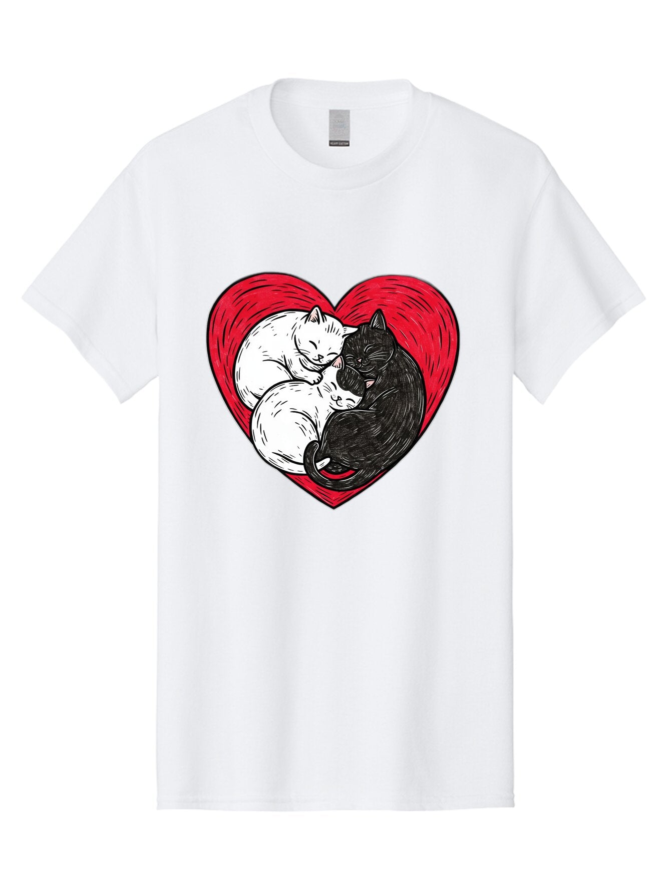 Cats-In-Heart-2 Men'S Graphic Tee, 100% Cotton, Comfortable Casual Summer Wear, Machine Washable, Vintage Camera, Old Camera, Antique Camera, Black Camera, Classic Photography, Photography Equipment, Nostalgic Device, Film Camera, Camera Art Baq505 13