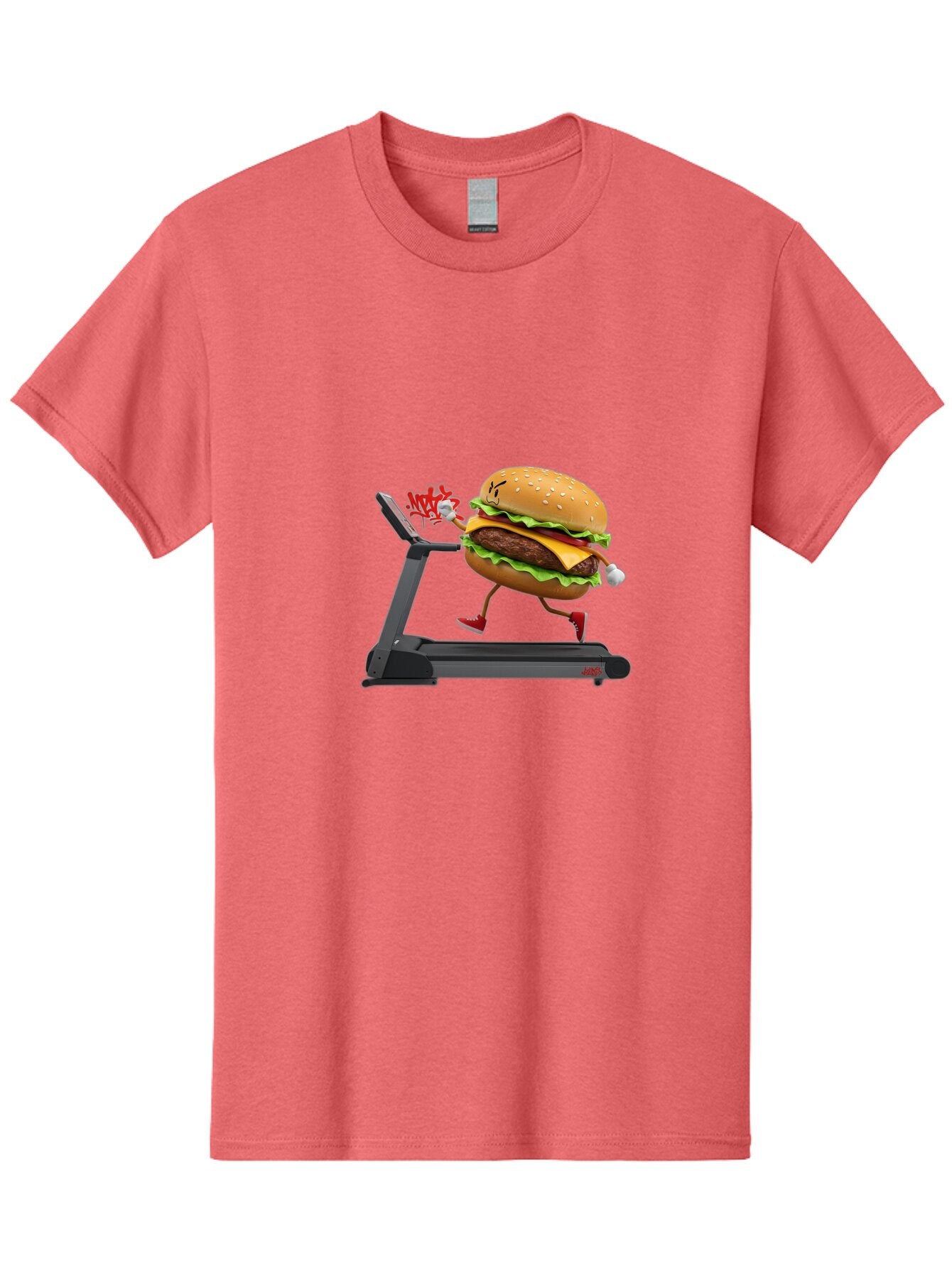 Cheeseburger-Character-Running-On-Treadmill Men'S Graphic Tee, 100% Cotton, Comfortable Casual Summer Wear, Machine Washable, Vintage Camera, Old Camera, Antique Camera, Black Camera, Classic Photography, Photography Equipment, Baq508 9