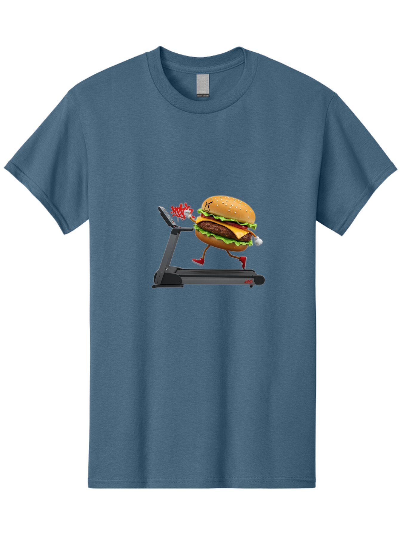Cheeseburger-Character-Running-On-Treadmill Men'S Graphic Tee, 100% Cotton, Comfortable Casual Summer Wear, Machine Washable, Vintage Camera, Old Camera, Antique Camera, Black Camera, Classic Photography, Photography Equipment, Baq508 6