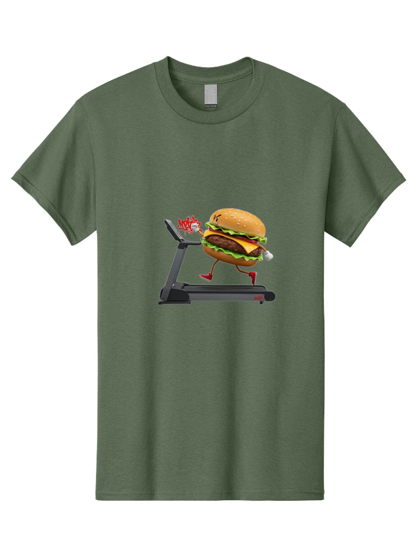 Cheeseburger-Character-Running-On-Treadmill Men'S Graphic Tee, 100% Cotton, Comfortable Casual Summer Wear, Machine Washable, Vintage Camera, Old Camera, Antique Camera, Black Camera, Classic Photography, Photography Equipment, Baq508 8