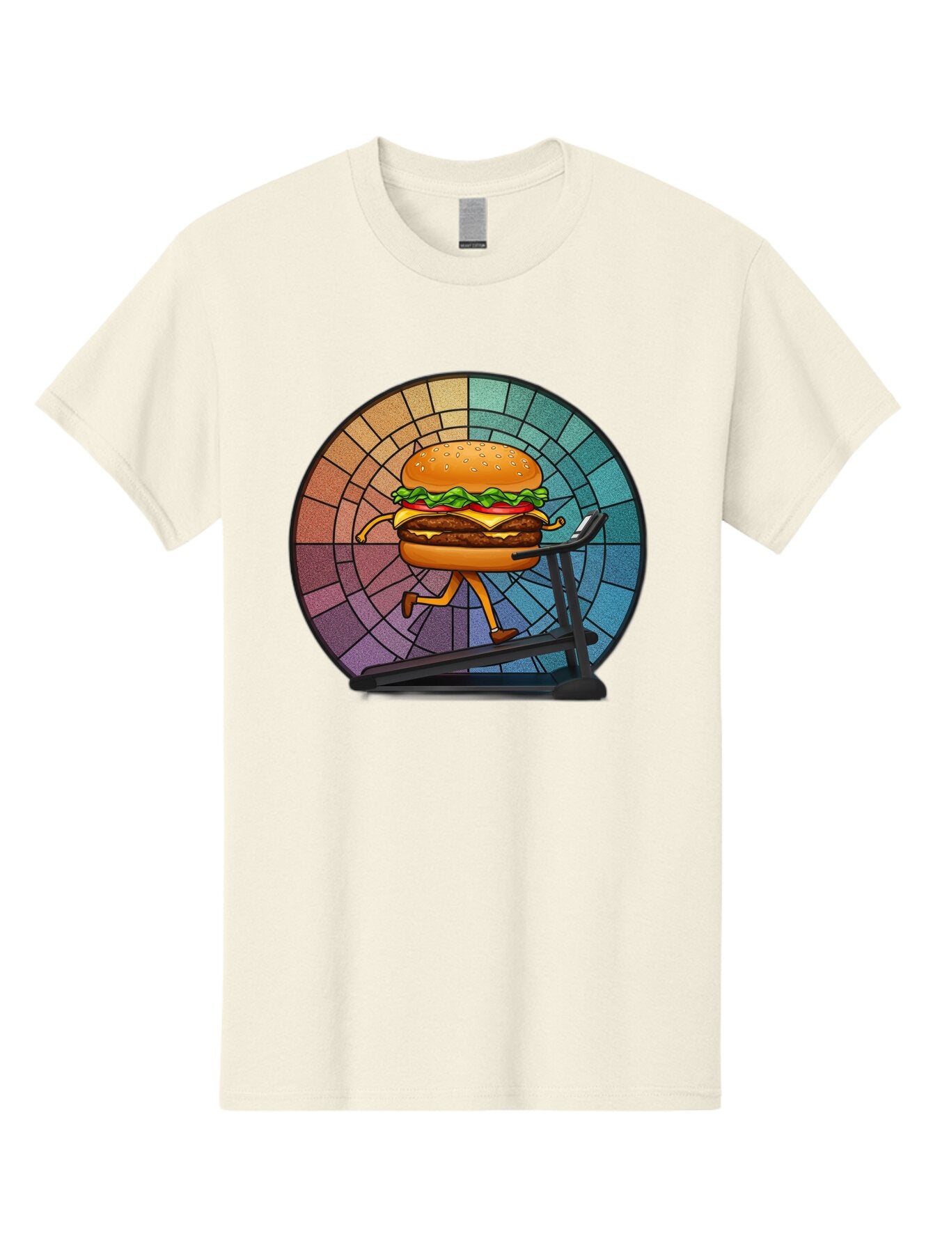 Cheeseburger-On-Treadmill Men'S Graphic Tee, 100% Cotton, Comfortable Casual Summer Wear, Machine Washable, Vintage Camera, Old Camera, Antique Camera, Black Camera, Classic Photography, Photography Equipment, Nostalgic Device, Film Camera, Baq509 8