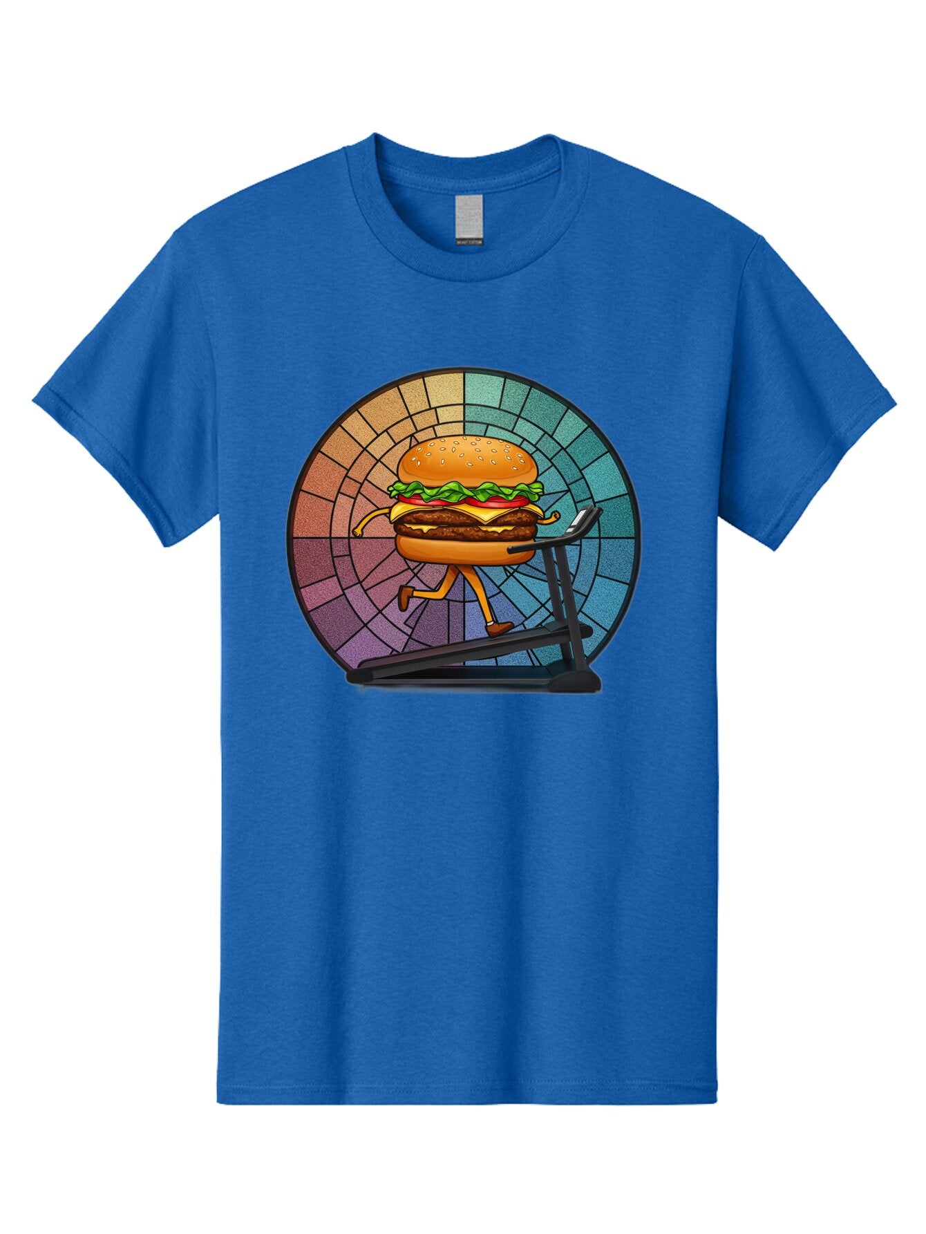 Cheeseburger-On-Treadmill Men'S Graphic Tee, 100% Cotton, Comfortable Casual Summer Wear, Machine Washable, Vintage Camera, Old Camera, Antique Camera, Black Camera, Classic Photography, Photography Equipment, Nostalgic Device, Film Camera, Baq509 4