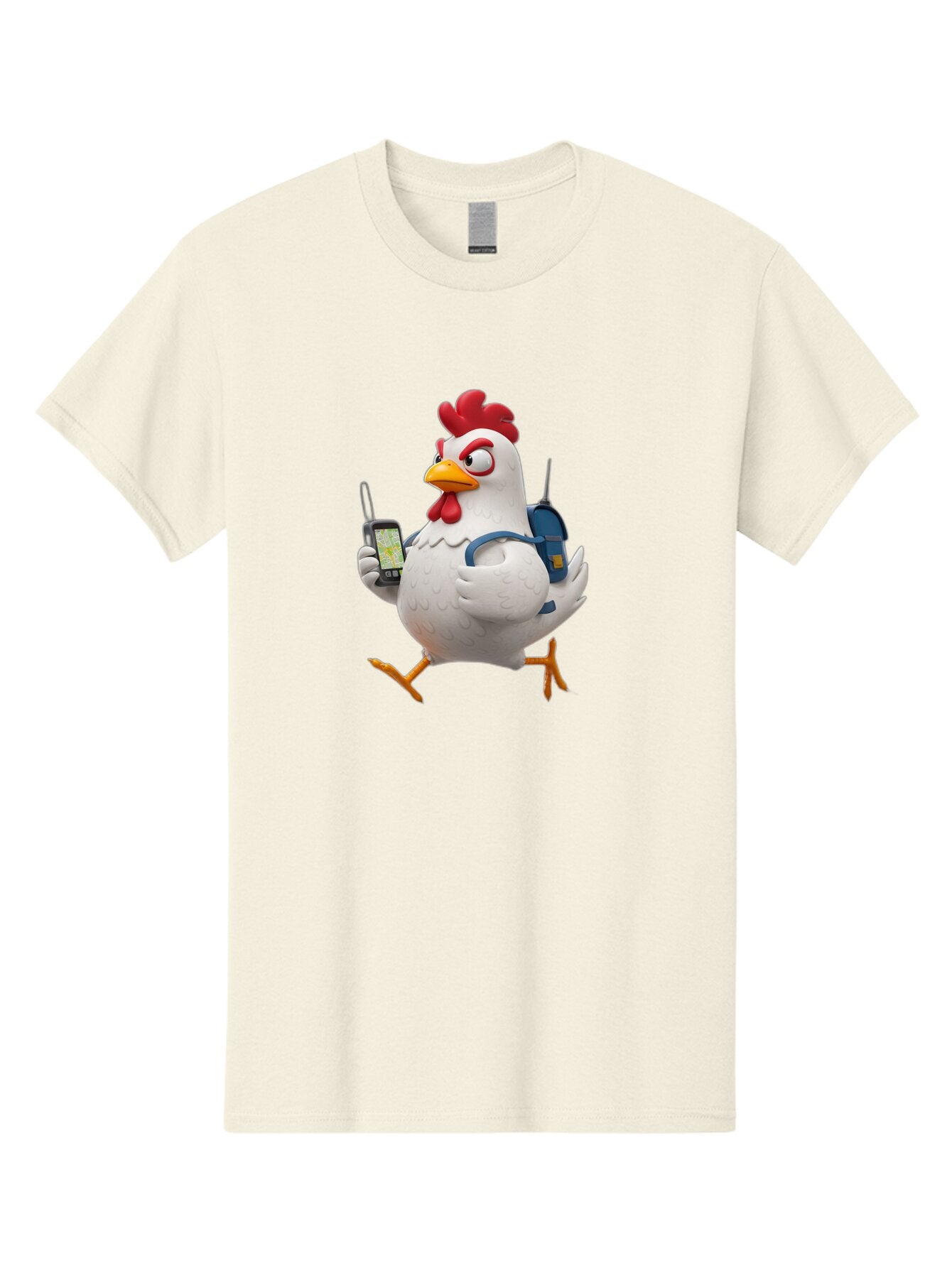 Chicken-With-Gps-And-Radio Men'S Graphic Tee, 100% Cotton, Comfortable Casual Summer Wear, Machine Washable, Vintage Camera, Old Camera, Antique Camera, Black Camera, Classic Photography, Photography Equipment, Nostalgic Device, Film Camera, Baq510 9