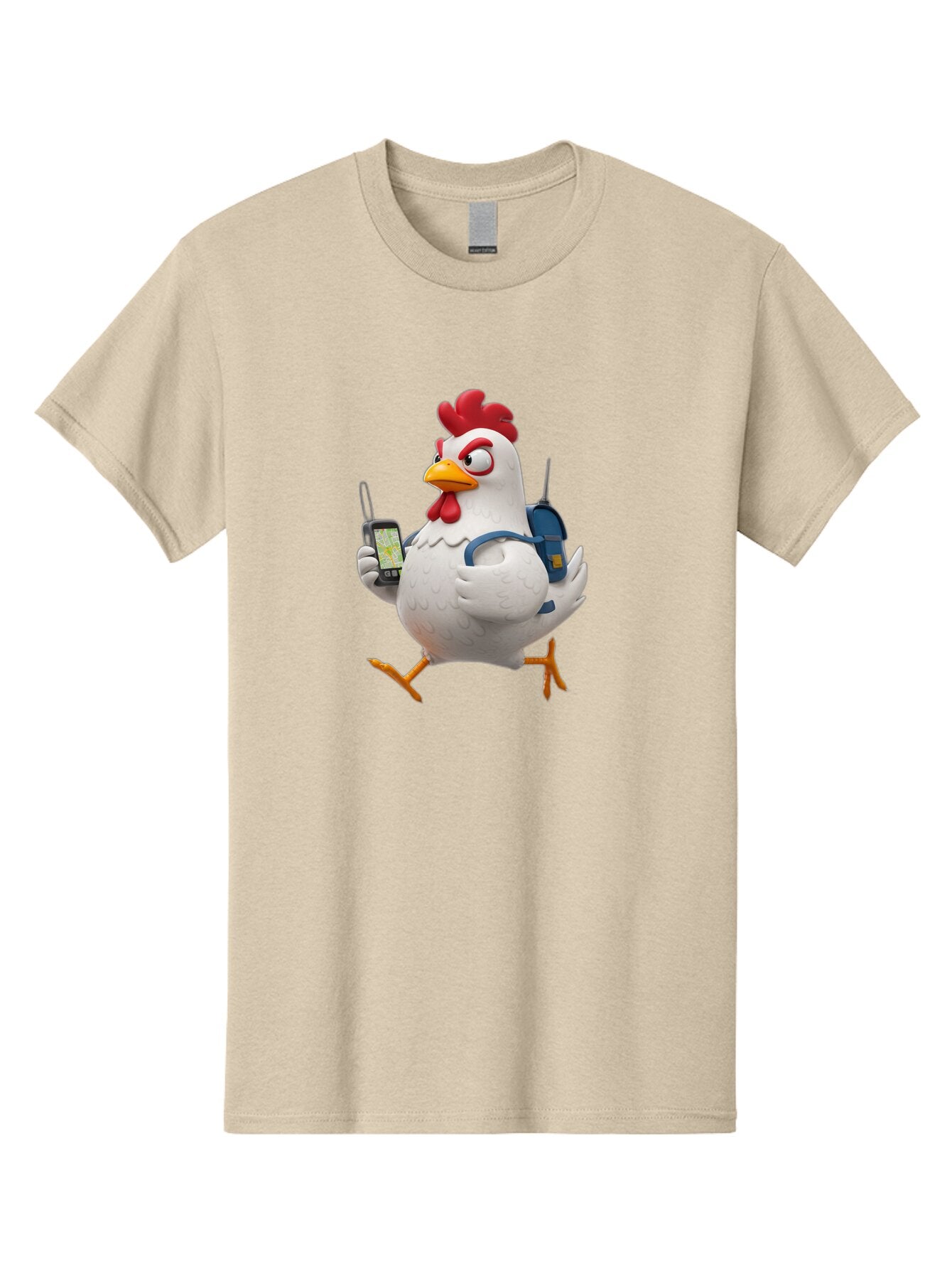 Chicken-With-Gps-And-Radio Men'S Graphic Tee, 100% Cotton, Comfortable Casual Summer Wear, Machine Washable, Vintage Camera, Old Camera, Antique Camera, Black Camera, Classic Photography, Photography Equipment, Nostalgic Device, Film Camera, Baq510 7