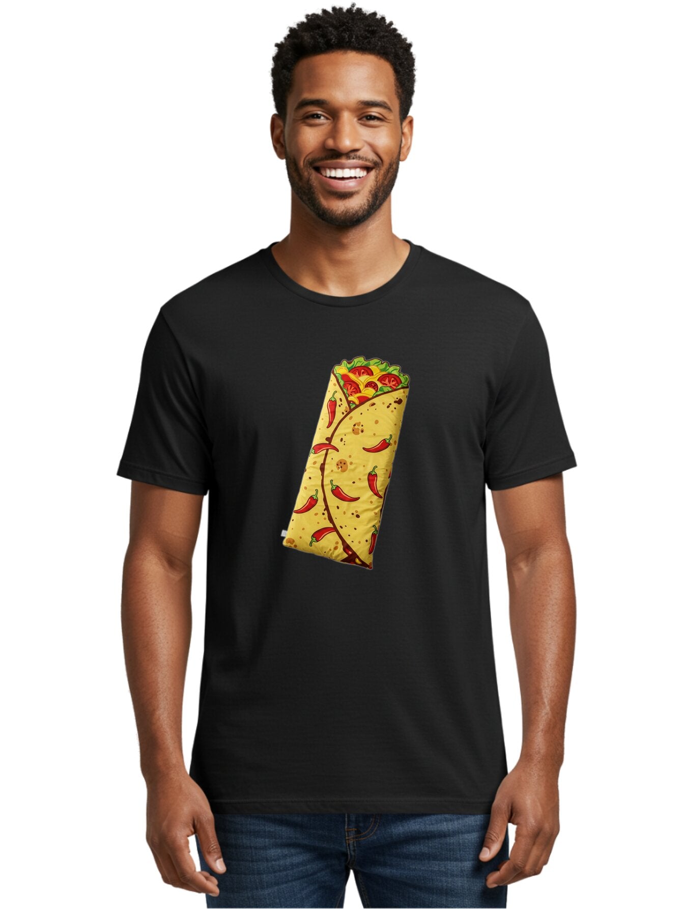 Chili-Pepper-Burrito Men'S Graphic Tee, 100% Cotton, Comfortable Casual Summer Wear, Machine Washable, Vintage Camera, Old Camera, Antique Camera, Black Camera, Classic Photography, Photography Equipment, Nostalgic Device, Film Camera, Baq514 20