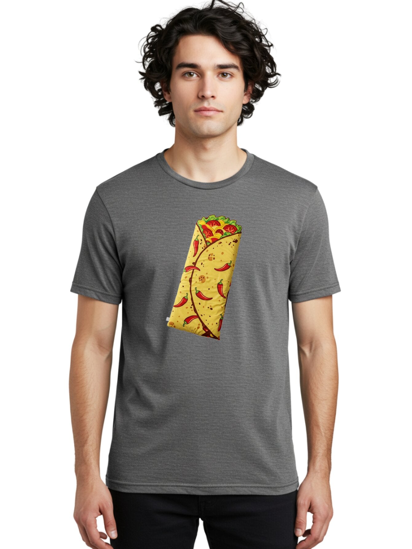 Chili-Pepper-Burrito Men'S Graphic Tee, 100% Cotton, Comfortable Casual Summer Wear, Machine Washable, Vintage Camera, Old Camera, Antique Camera, Black Camera, Classic Photography, Photography Equipment, Nostalgic Device, Film Camera, Baq514 19