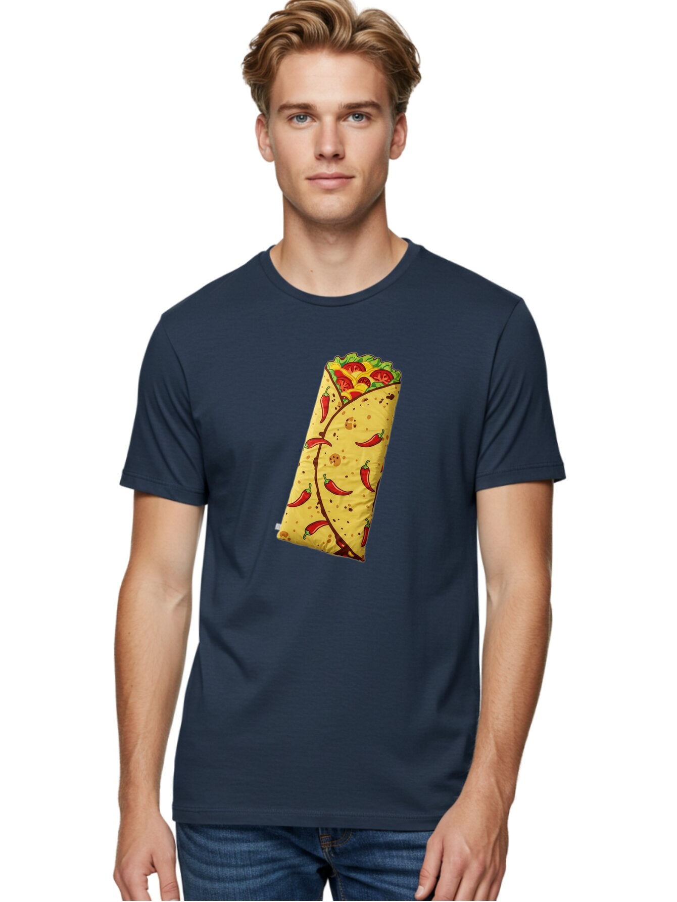 Chili-Pepper-Burrito Men'S Graphic Tee, 100% Cotton, Comfortable Casual Summer Wear, Machine Washable, Vintage Camera, Old Camera, Antique Camera, Black Camera, Classic Photography, Photography Equipment, Nostalgic Device, Film Camera, Baq514 22