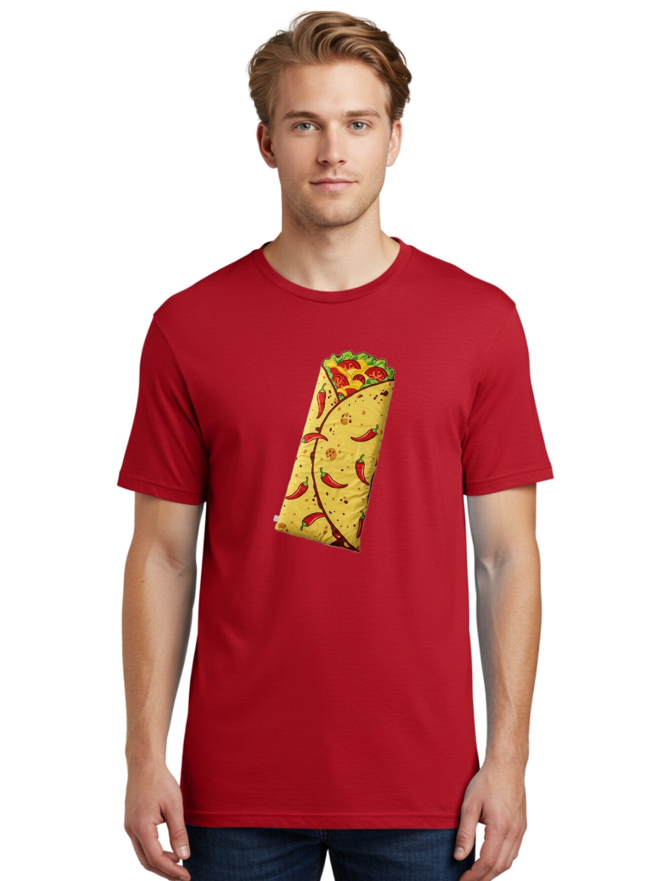 Chili-Pepper-Burrito Men'S Graphic Tee, 100% Cotton, Comfortable Casual Summer Wear, Machine Washable, Vintage Camera, Old Camera, Antique Camera, Black Camera, Classic Photography, Photography Equipment, Nostalgic Device, Film Camera, Baq514 25