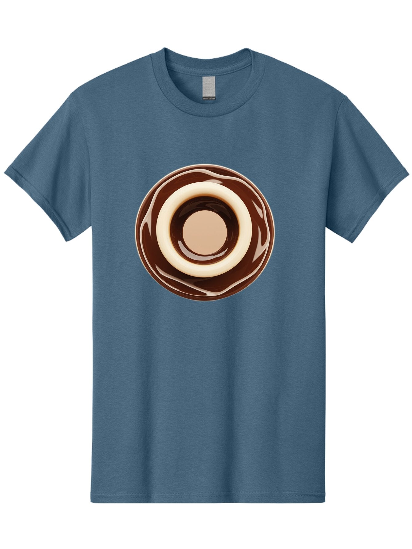 Chocolate-Frosted-Donut Men'S Graphic Tee, 100% Cotton, Comfortable Casual Summer Wear, Machine Washable, Vintage Camera, Old Camera, Antique Camera, Black Camera, Classic Photography, Photography Equipment, Nostalgic Device, Film Camera, Baq518 4