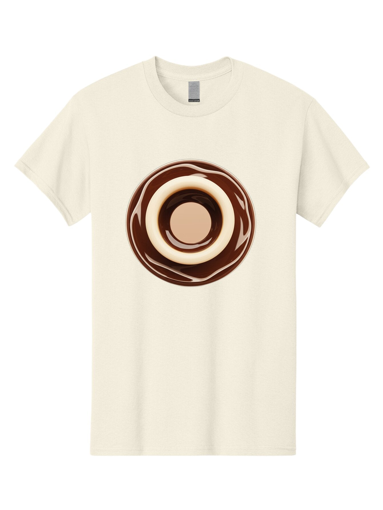 Chocolate-Frosted-Donut Men'S Graphic Tee, 100% Cotton, Comfortable Casual Summer Wear, Machine Washable, Vintage Camera, Old Camera, Antique Camera, Black Camera, Classic Photography, Photography Equipment, Nostalgic Device, Film Camera, Baq518 2