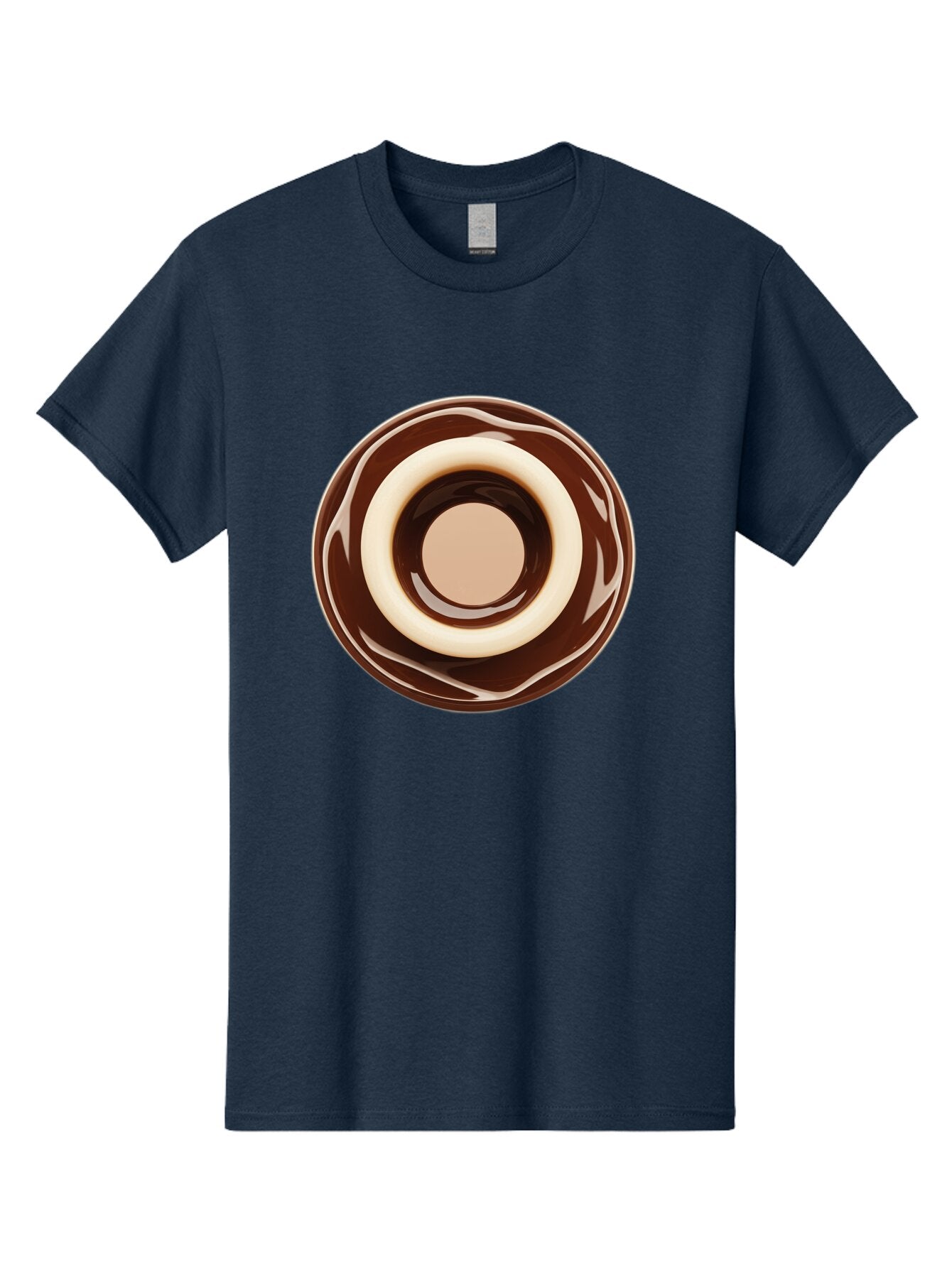 Chocolate-Frosted-Donut Men'S Graphic Tee, 100% Cotton, Comfortable Casual Summer Wear, Machine Washable, Vintage Camera, Old Camera, Antique Camera, Black Camera, Classic Photography, Photography Equipment, Nostalgic Device, Film Camera, Baq518 11