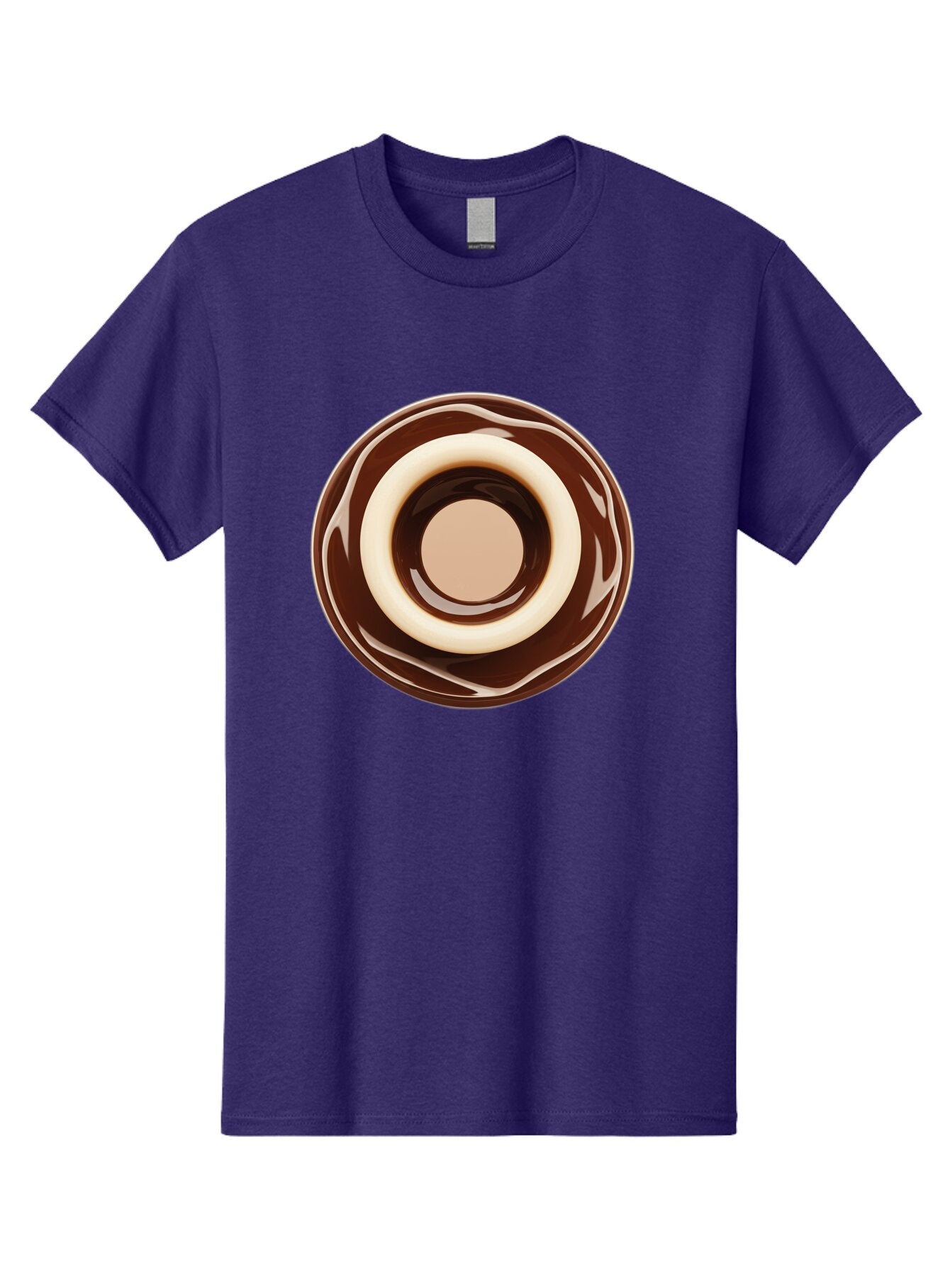 Chocolate-Frosted-Donut Men'S Graphic Tee, 100% Cotton, Comfortable Casual Summer Wear, Machine Washable, Vintage Camera, Old Camera, Antique Camera, Black Camera, Classic Photography, Photography Equipment, Nostalgic Device, Film Camera, Baq518 5