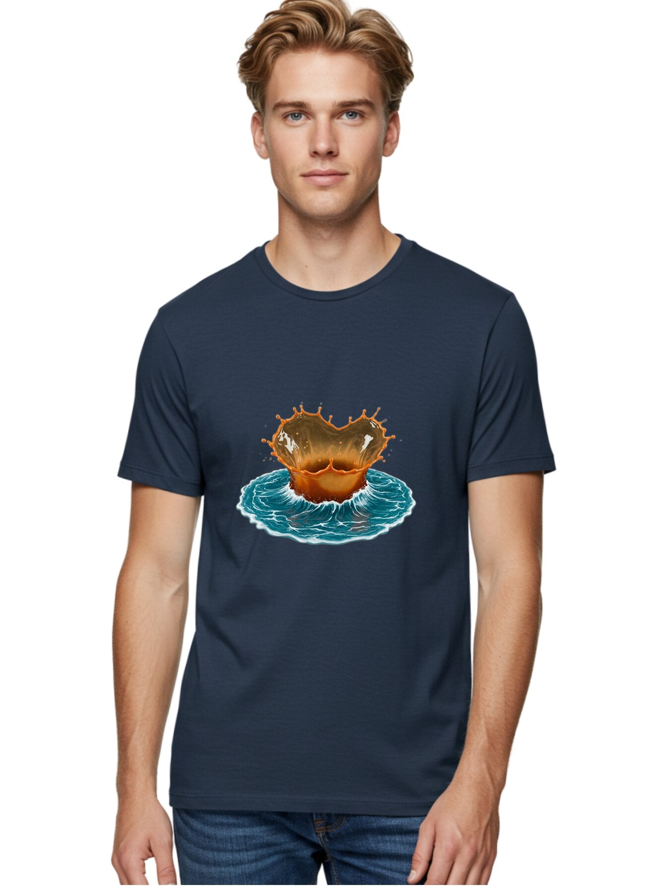 Chocolate-Splash Men'S Graphic Tee, 100% Cotton, Comfortable Casual Summer Wear, Machine Washable, Vintage Camera, Old Camera, Antique Camera, Black Camera, Classic Photography, Photography Equipment, Nostalgic Device, Film Camera, Camera Art Baq519 25