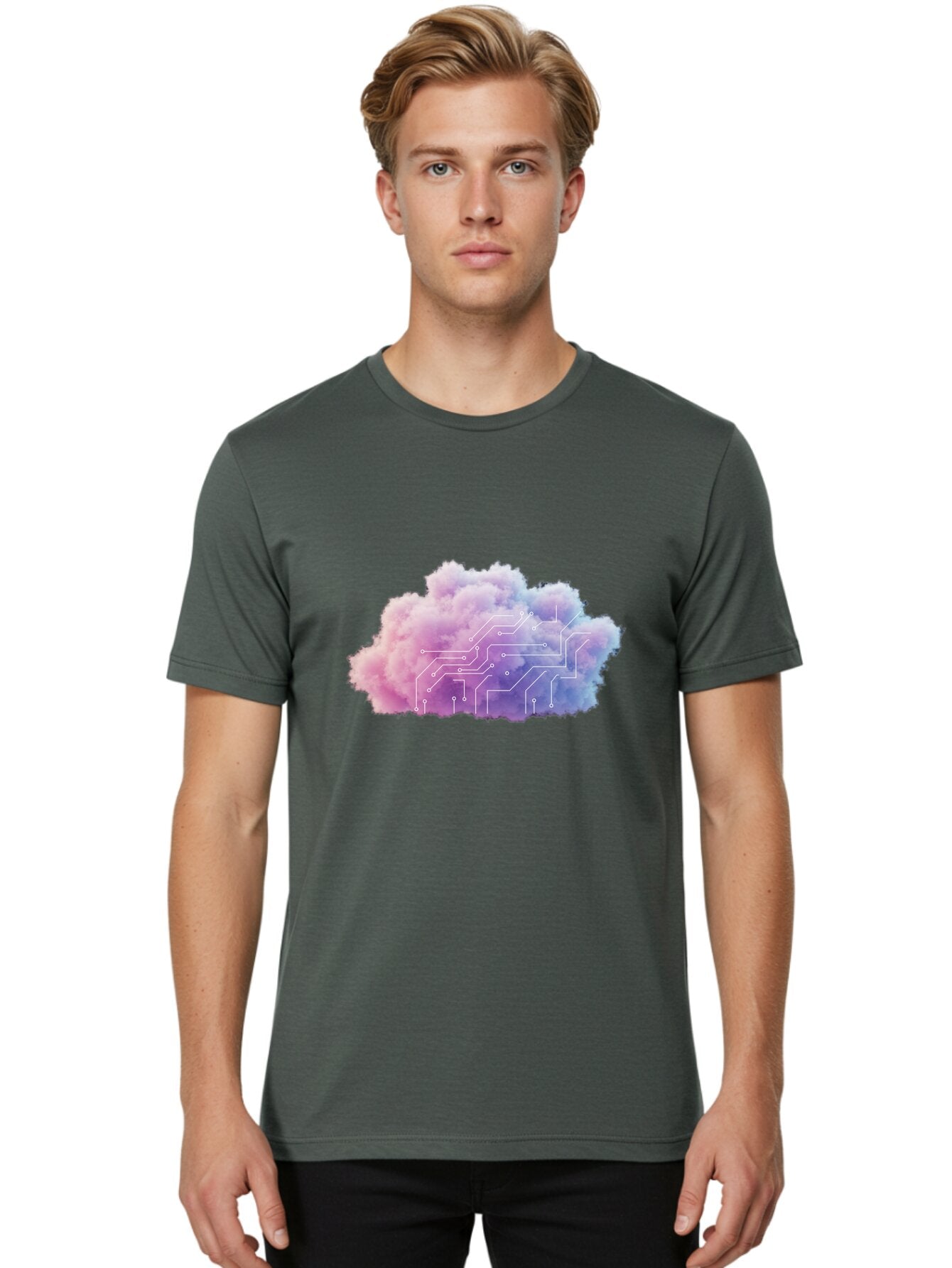 Circuit-Cloud Men'S Graphic Tee, 100% Cotton, Comfortable Casual Summer Wear, Machine Washable, Vintage Camera, Old Camera, Antique Camera, Black Camera, Classic Photography, Photography Equipment, Nostalgic Device, Film Camera, Camera Art Baq520 21