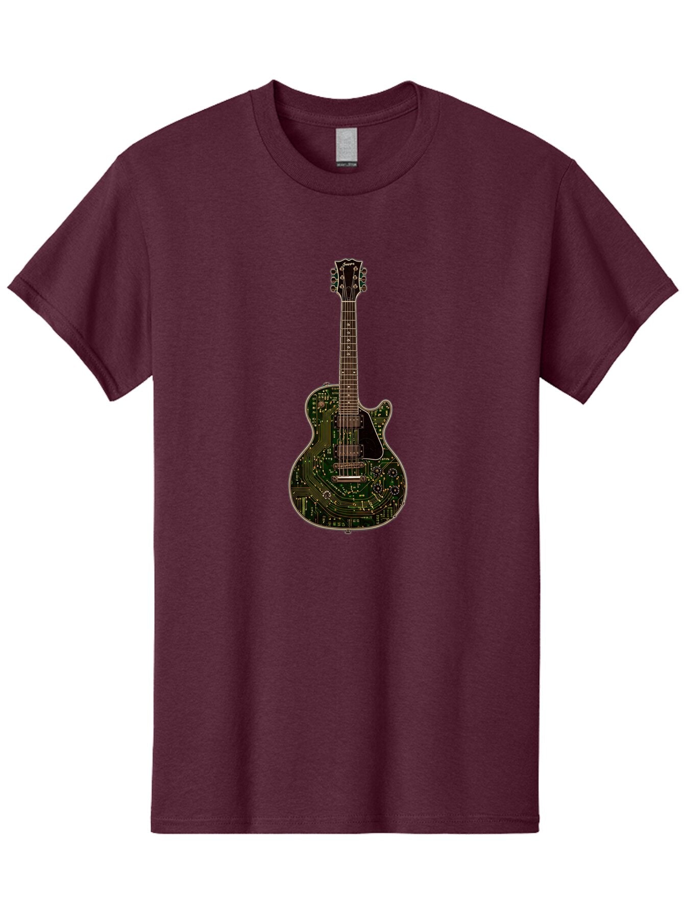 Circuit-Guitar Men'S Graphic Tee, 100% Cotton, Comfortable Casual Summer Wear, Machine Washable, Vintage Camera, Old Camera, Antique Camera, Black Camera, Classic Photography, Photography Equipment, Nostalgic Device, Film Camera, Camera Art Baq521 3
