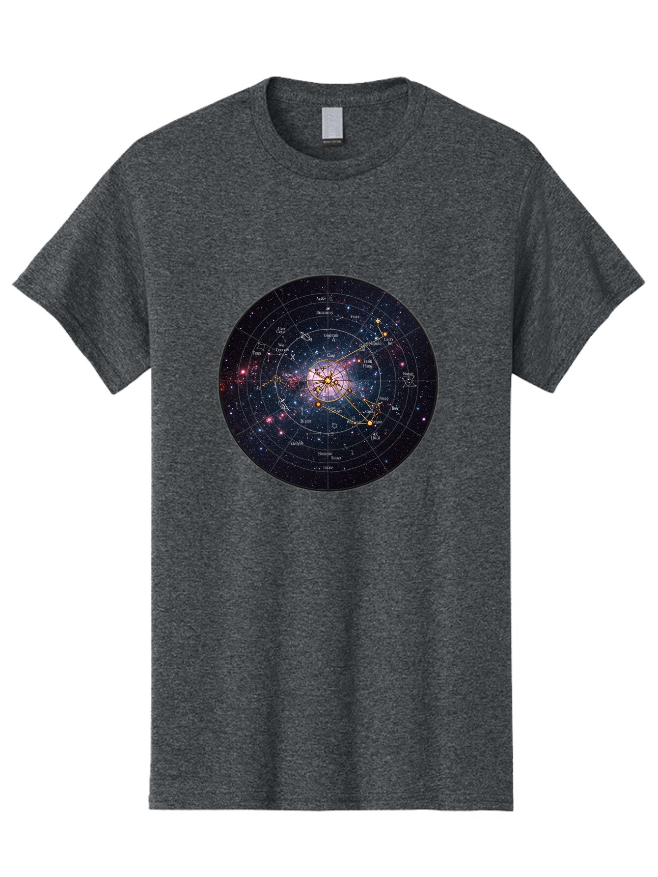 Circular-Astrology-Chart Men'S Graphic Tee, 100% Cotton, Comfortable Casual Summer Wear, Machine Washable, Vintage Camera, Old Camera, Antique Camera, Black Camera, Classic Photography, Photography Equipment, Nostalgic Device, Film Camera, Baq522 13