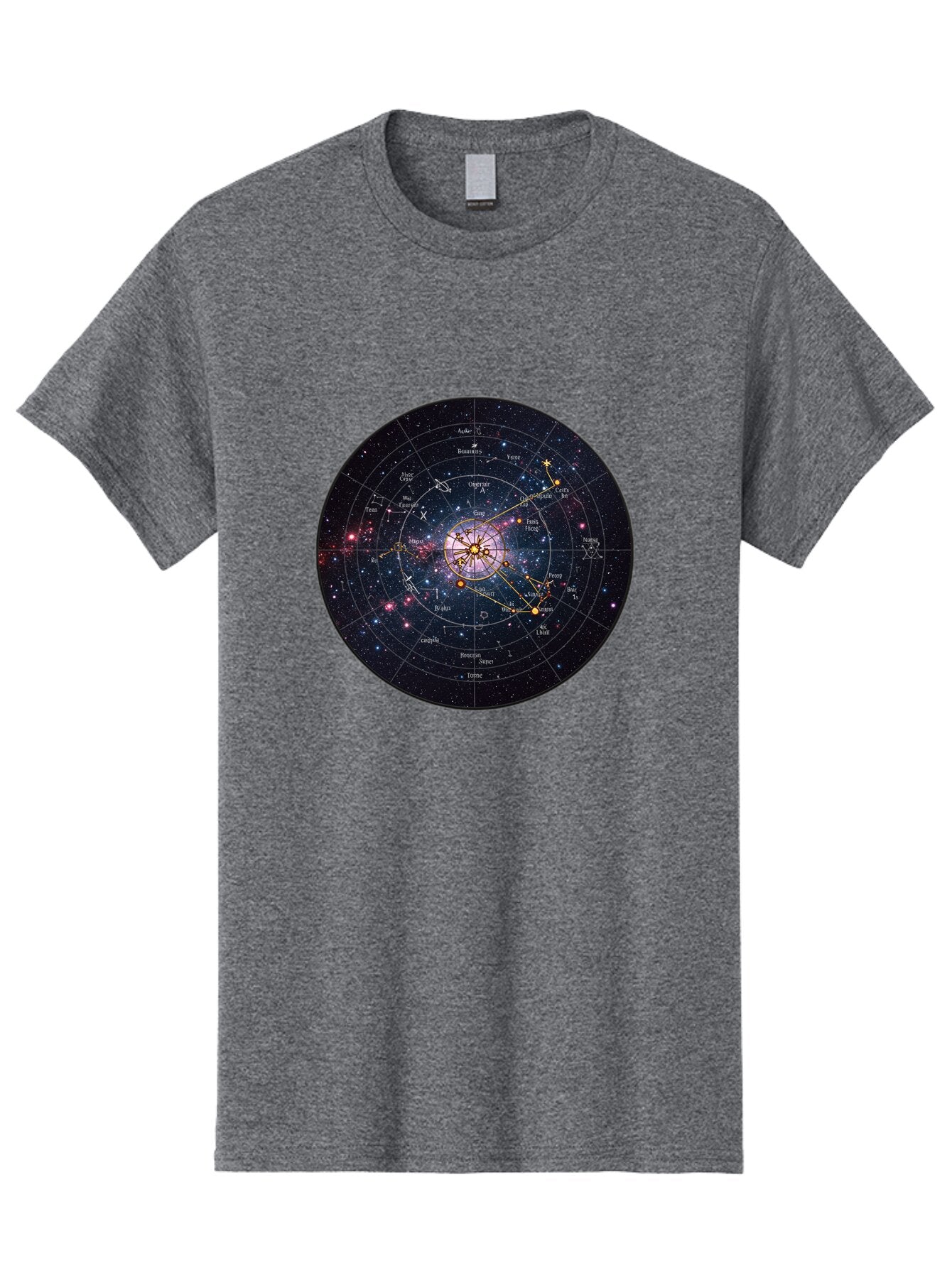Circular-Astrology-Chart Men'S Graphic Tee, 100% Cotton, Comfortable Casual Summer Wear, Machine Washable, Vintage Camera, Old Camera, Antique Camera, Black Camera, Classic Photography, Photography Equipment, Nostalgic Device, Film Camera, Baq522 2