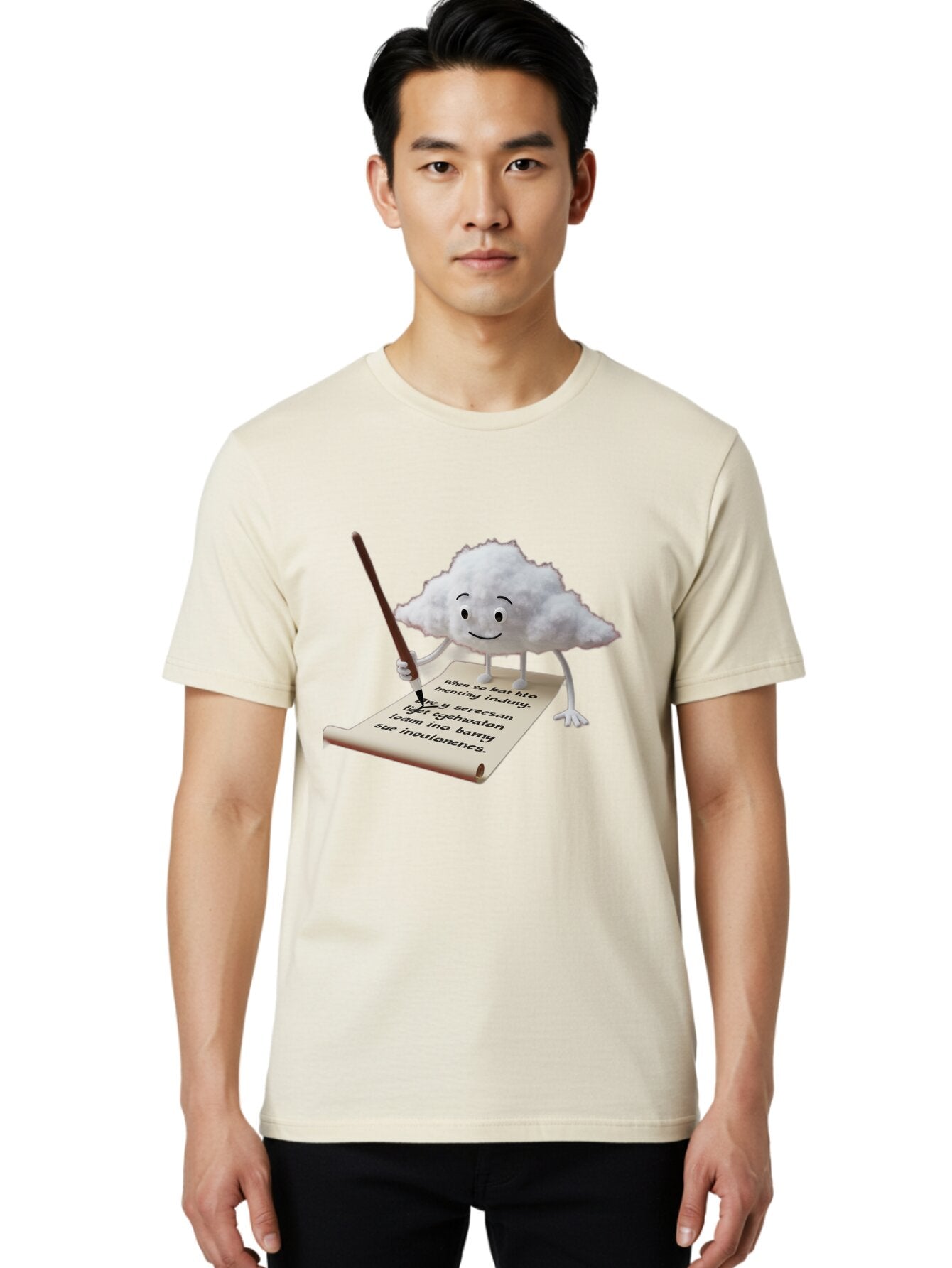 Cloud-Character-Writing Men'S Graphic Tee, 100% Cotton, Comfortable Casual Summer Wear, Machine Washable, Vintage Camera, Old Camera, Antique Camera, Black Camera, Classic Photography, Photography Equipment, Nostalgic Device, Film Camera, Baq527 29