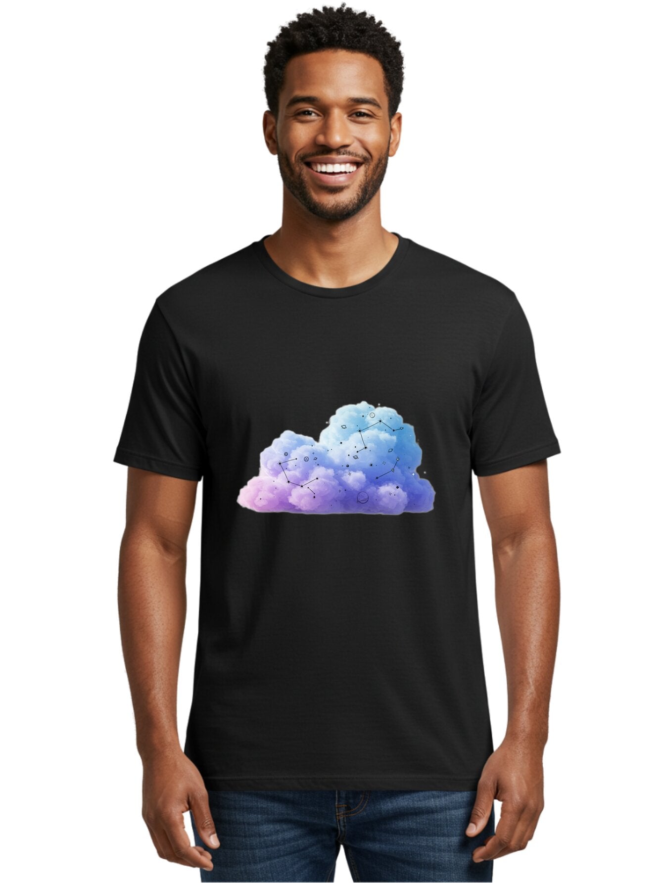Cloud-Constellations Men'S Graphic Tee, 100% Cotton, Comfortable Casual Summer Wear, Machine Washable, Vintage Camera, Old Camera, Antique Camera, Black Camera, Classic Photography, Photography Equipment, Nostalgic Device, Film Camera, Baq528 24