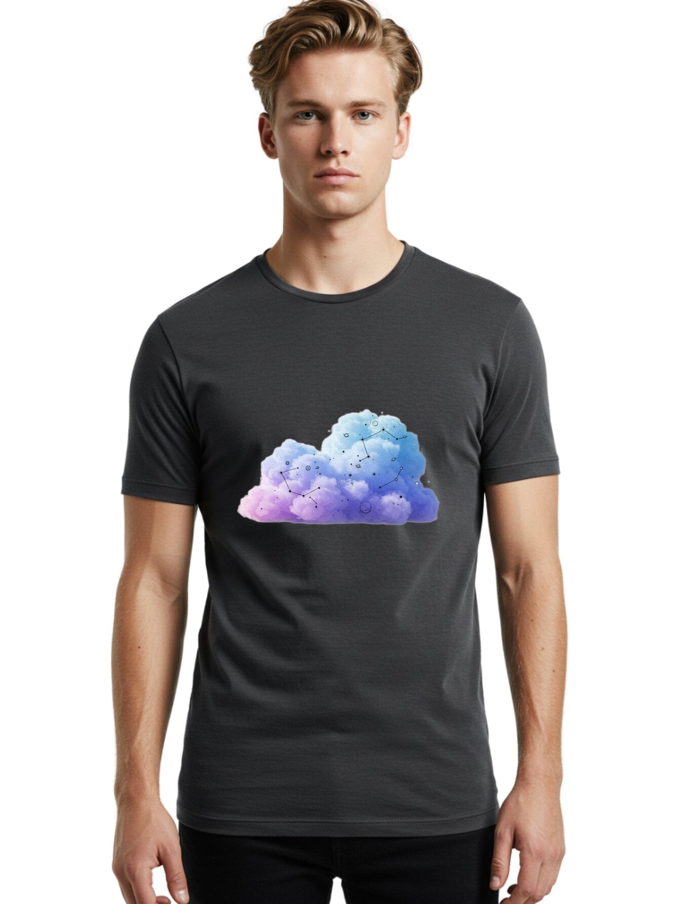 Cloud-Constellations Men'S Graphic Tee, 100% Cotton, Comfortable Casual Summer Wear, Machine Washable, Vintage Camera, Old Camera, Antique Camera, Black Camera, Classic Photography, Photography Equipment, Nostalgic Device, Film Camera, Baq528 27