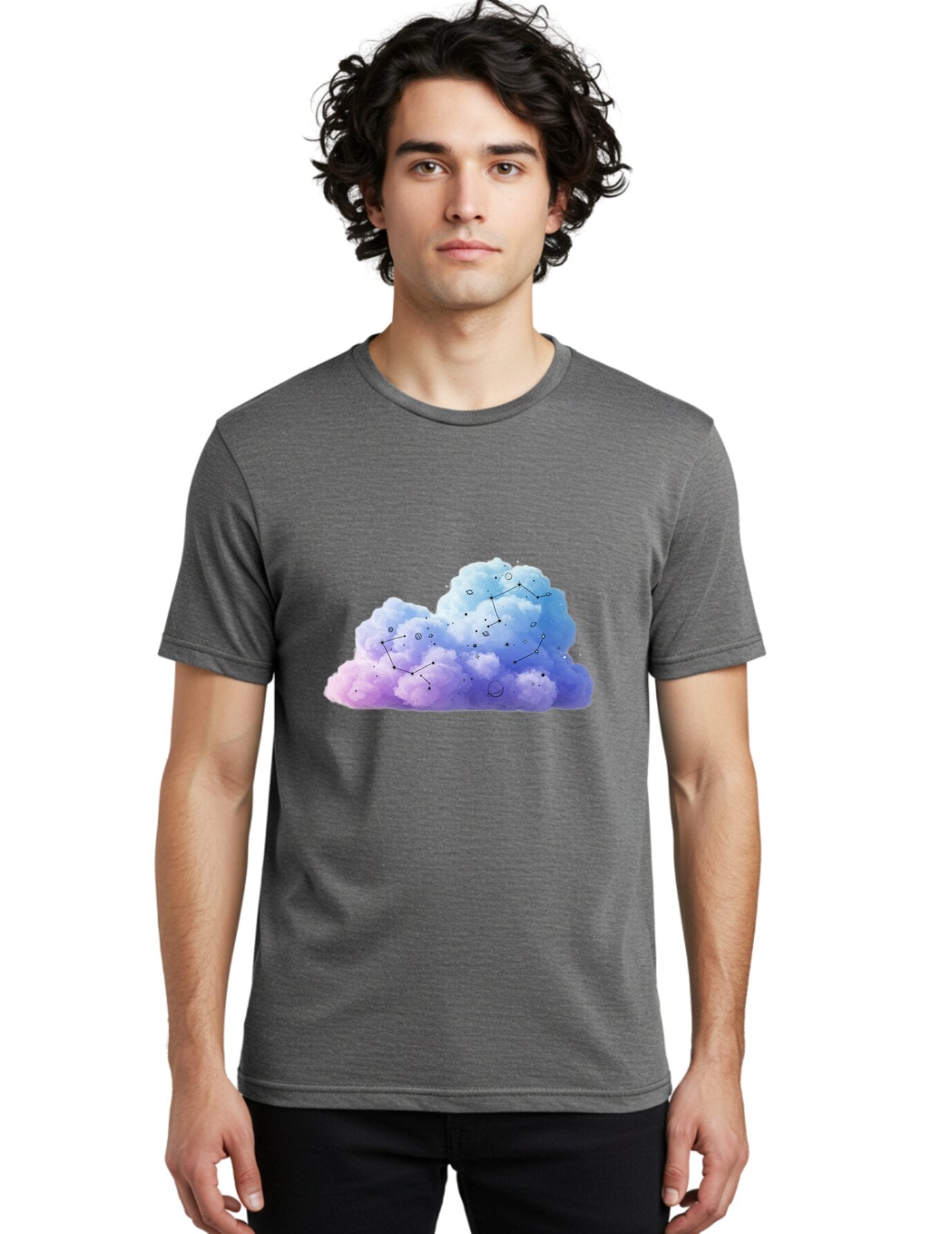 Cloud-Constellations Men'S Graphic Tee, 100% Cotton, Comfortable Casual Summer Wear, Machine Washable, Vintage Camera, Old Camera, Antique Camera, Black Camera, Classic Photography, Photography Equipment, Nostalgic Device, Film Camera, Baq528 28