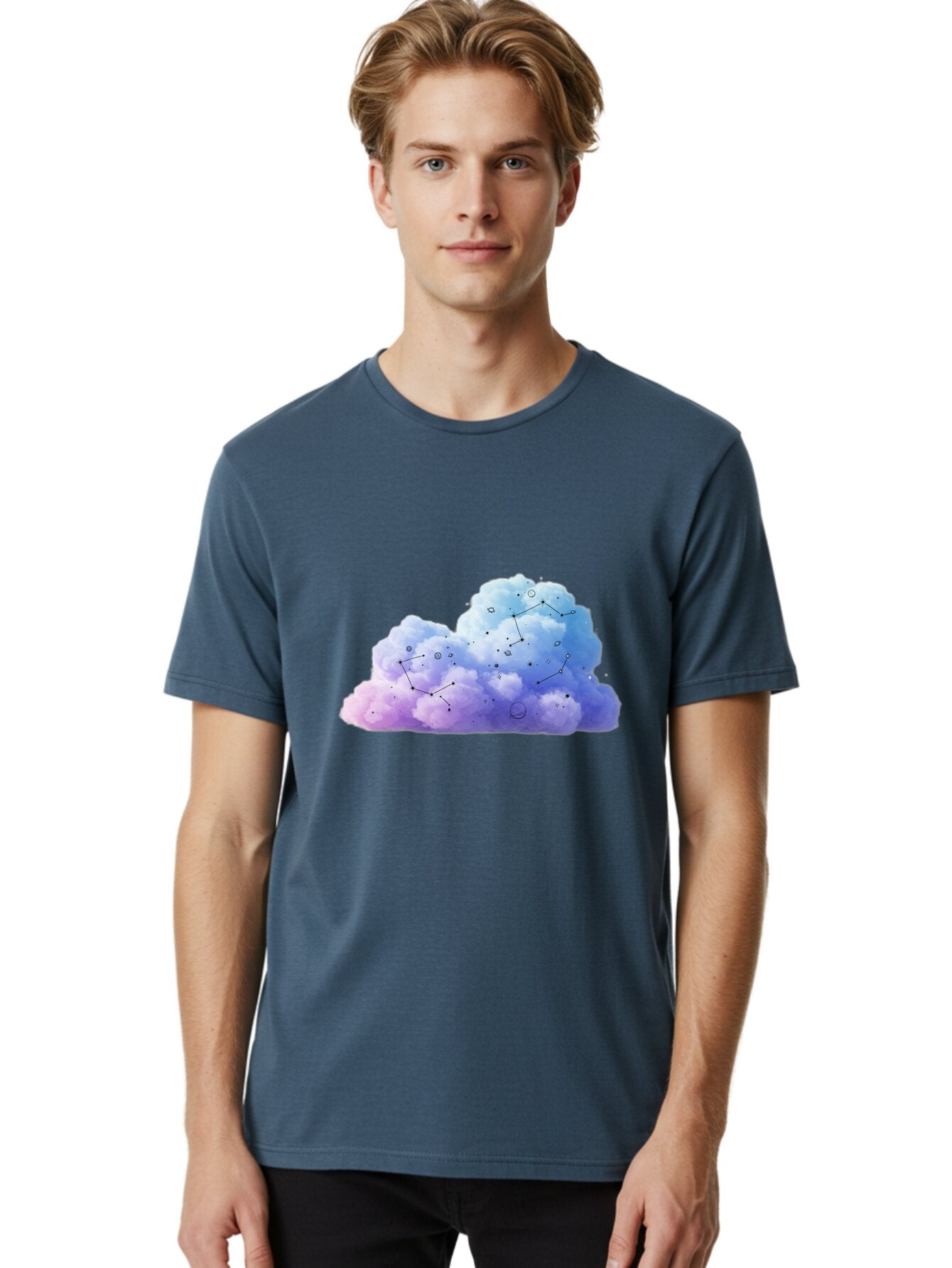 Cloud-Constellations Men'S Graphic Tee, 100% Cotton, Comfortable Casual Summer Wear, Machine Washable, Vintage Camera, Old Camera, Antique Camera, Black Camera, Classic Photography, Photography Equipment, Nostalgic Device, Film Camera, Baq528 26