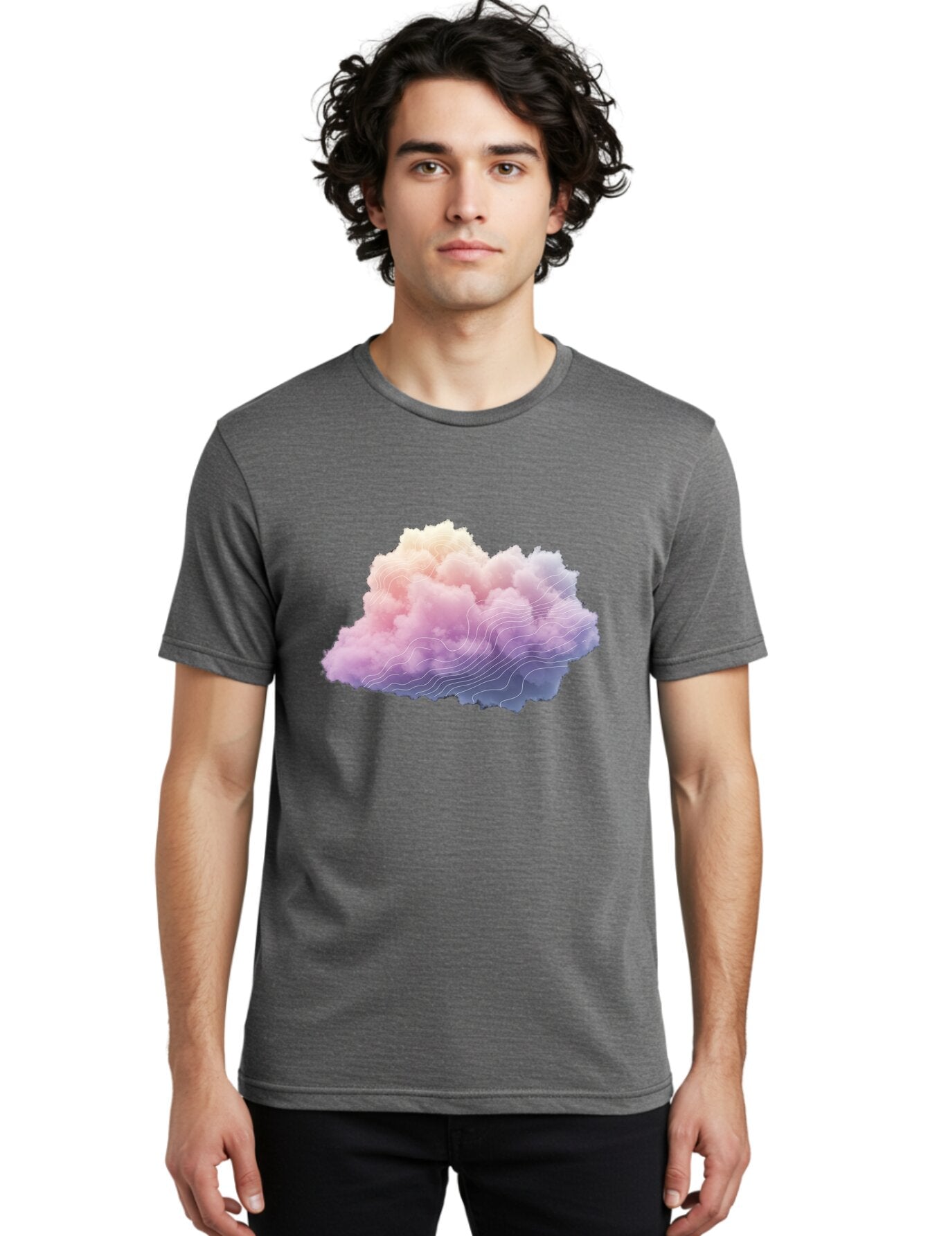 Cloud-Topography Men'S Graphic Tee, 100% Cotton, Comfortable Casual Summer Wear, Machine Washable, Vintage Camera, Old Camera, Antique Camera, Black Camera, Classic Photography, Photography Equipment, Nostalgic Device, Film Camera, Camera Art Baq532 21