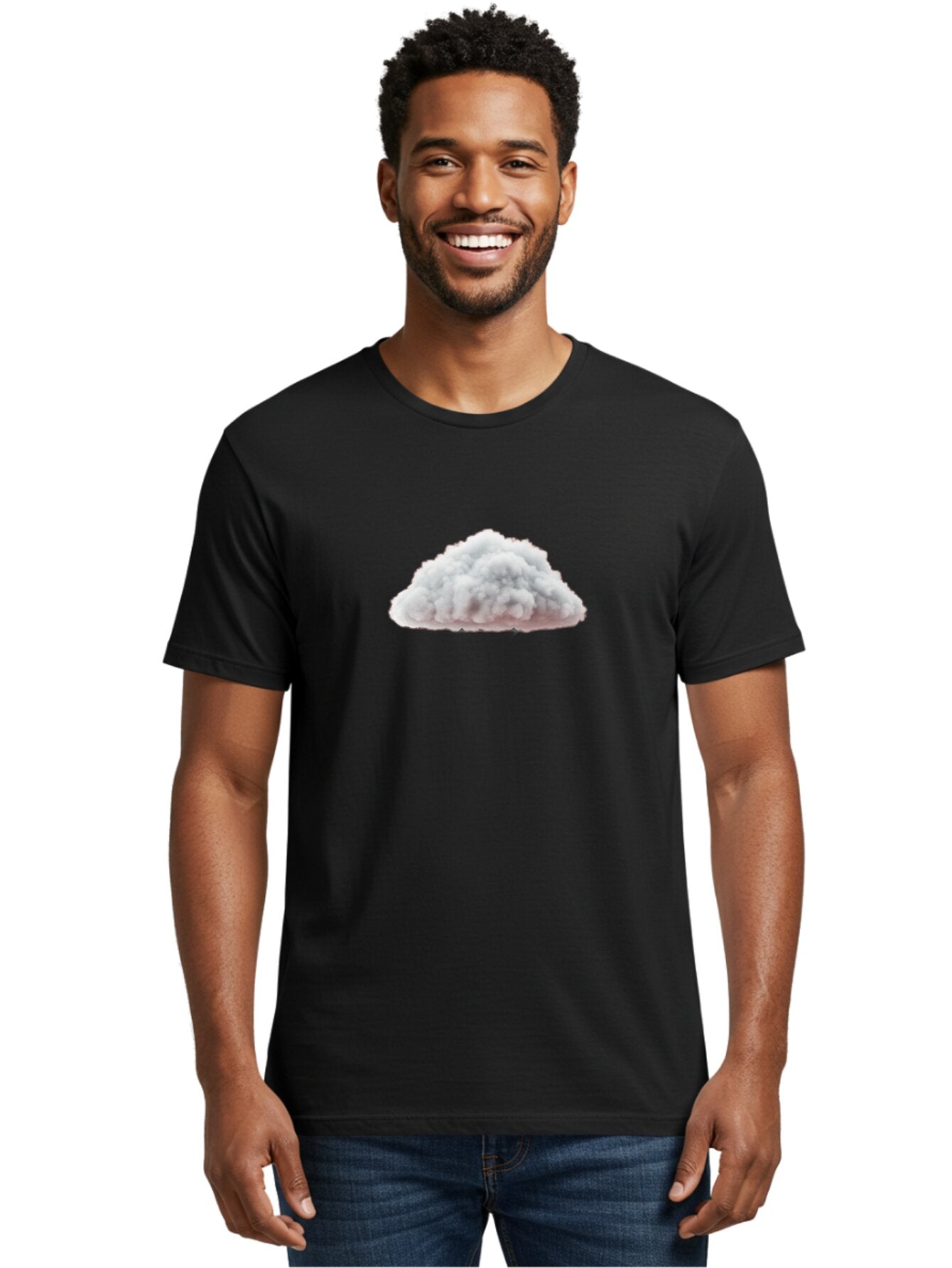 Cloud Men'S Graphic Tee, 100% Cotton, Comfortable Casual Summer Wear, Machine Washable, Vintage Camera, Old Camera, Antique Camera, Black Camera, Classic Photography, Photography Equipment, Nostalgic Device, Film Camera, Camera Art Baq536 25