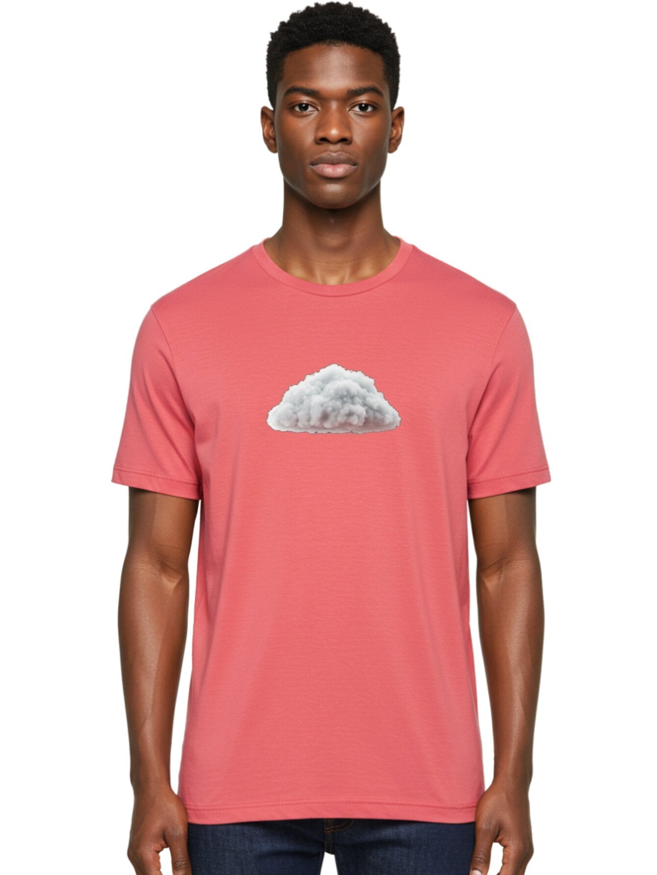 Cloud Men'S Graphic Tee, 100% Cotton, Comfortable Casual Summer Wear, Machine Washable, Vintage Camera, Old Camera, Antique Camera, Black Camera, Classic Photography, Photography Equipment, Nostalgic Device, Film Camera, Camera Art Baq536 23