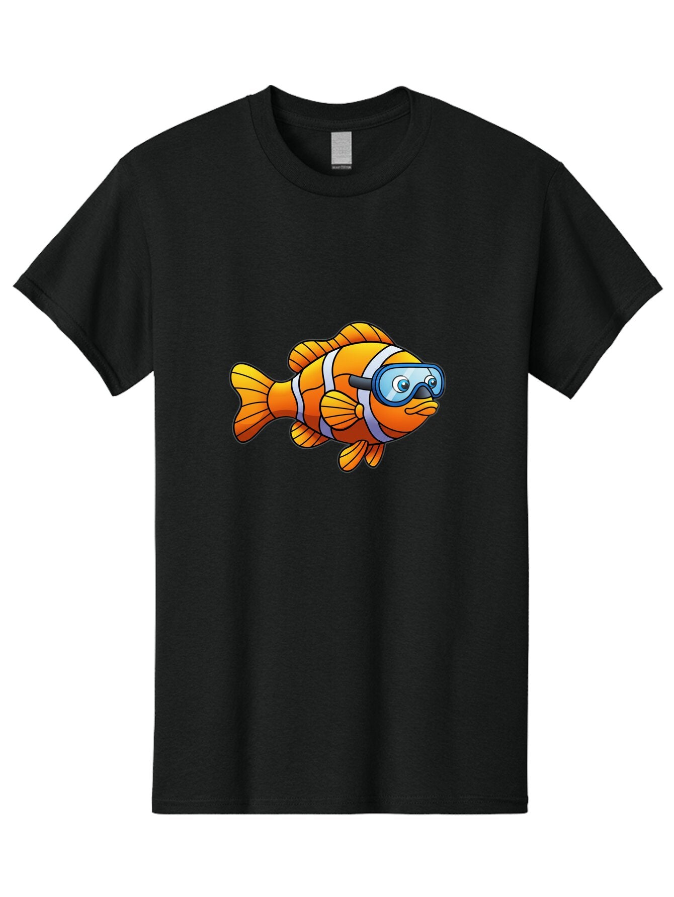 Clown-Fish-1 Men'S Graphic Tee, 100% Cotton, Comfortable Casual Summer Wear, Machine Washable, Vintage Camera, Old Camera, Antique Camera, Black Camera, Classic Photography, Photography Equipment, Nostalgic Device, Film Camera, Camera Art Baq537 1