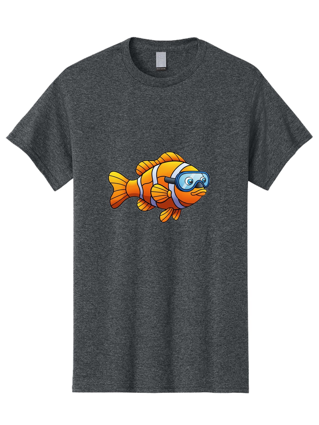 Clown-Fish-1 Men'S Graphic Tee, 100% Cotton, Comfortable Casual Summer Wear, Machine Washable, Vintage Camera, Old Camera, Antique Camera, Black Camera, Classic Photography, Photography Equipment, Nostalgic Device, Film Camera, Camera Art Baq537 2