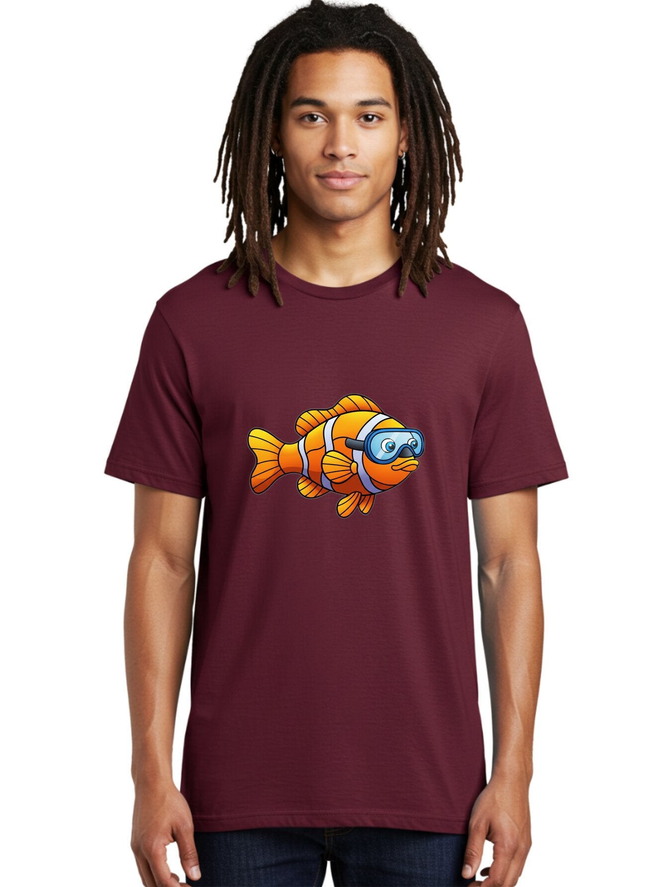 Clown-Fish-1 Men'S Graphic Tee, 100% Cotton, Comfortable Casual Summer Wear, Machine Washable, Vintage Camera, Old Camera, Antique Camera, Black Camera, Classic Photography, Photography Equipment, Nostalgic Device, Film Camera, Camera Art Baq537 17