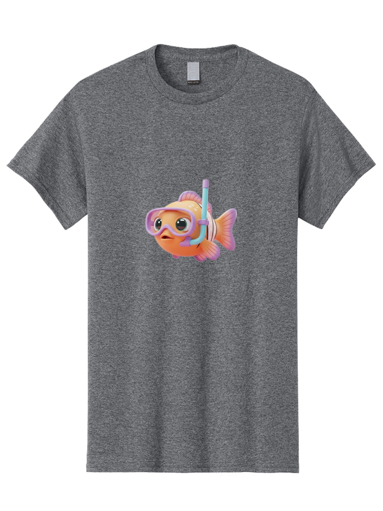 Clown-Fish-With-Snorkel Men'S Graphic Tee, 100% Cotton, Comfortable Casual Summer Wear, Machine Washable, Vintage Camera, Old Camera, Antique Camera, Black Camera, Classic Photography, Photography Equipment, Nostalgic Device, Film Camera, Baq539 6