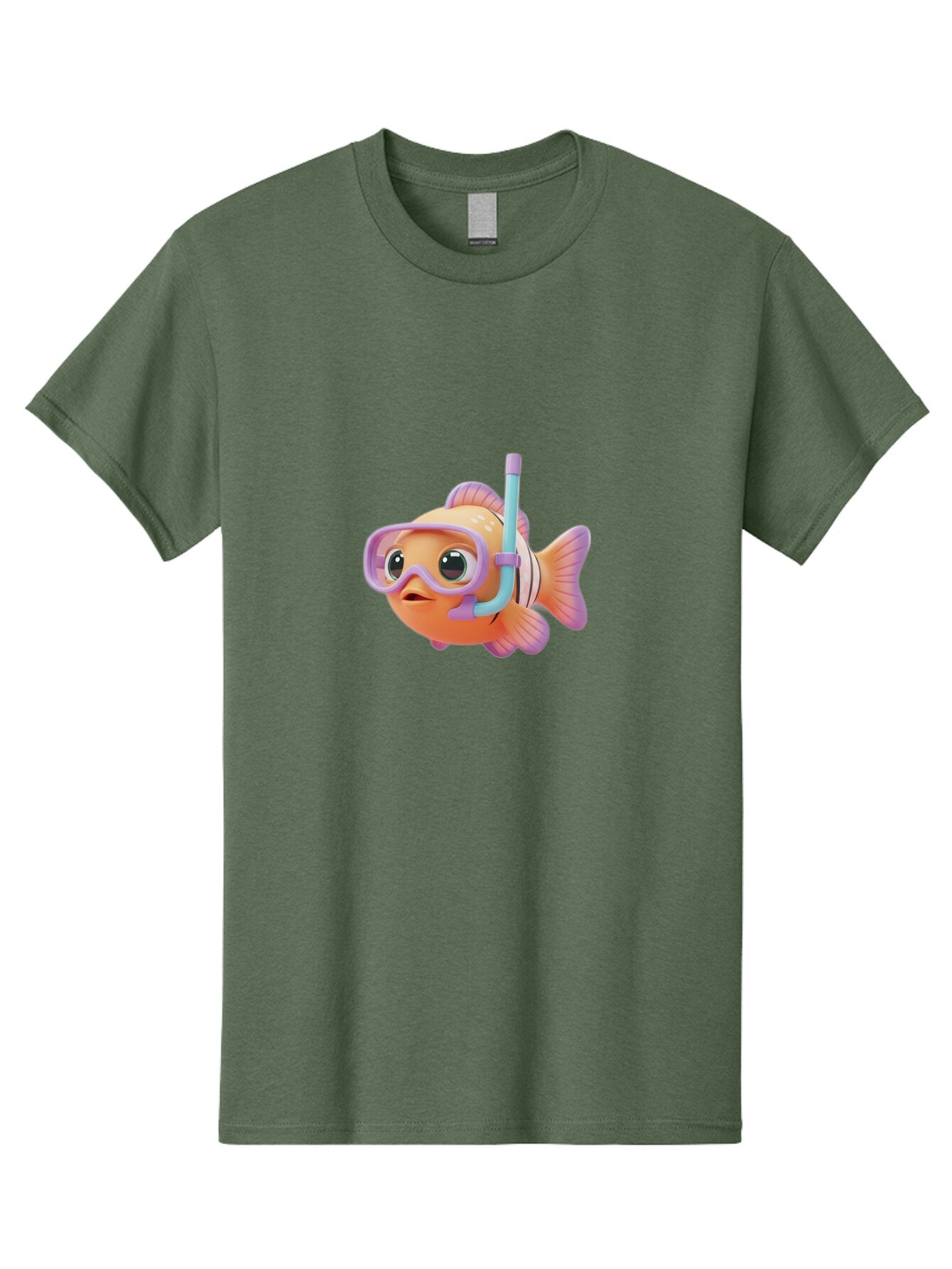 Clown-Fish-With-Snorkel Men'S Graphic Tee, 100% Cotton, Comfortable Casual Summer Wear, Machine Washable, Vintage Camera, Old Camera, Antique Camera, Black Camera, Classic Photography, Photography Equipment, Nostalgic Device, Film Camera, Baq539 7