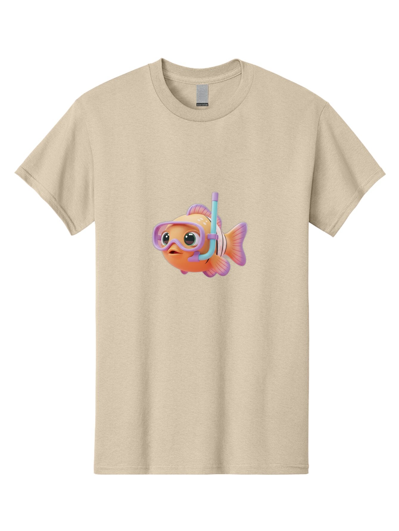 Clown-Fish-With-Snorkel Men'S Graphic Tee, 100% Cotton, Comfortable Casual Summer Wear, Machine Washable, Vintage Camera, Old Camera, Antique Camera, Black Camera, Classic Photography, Photography Equipment, Nostalgic Device, Film Camera, Baq539 13