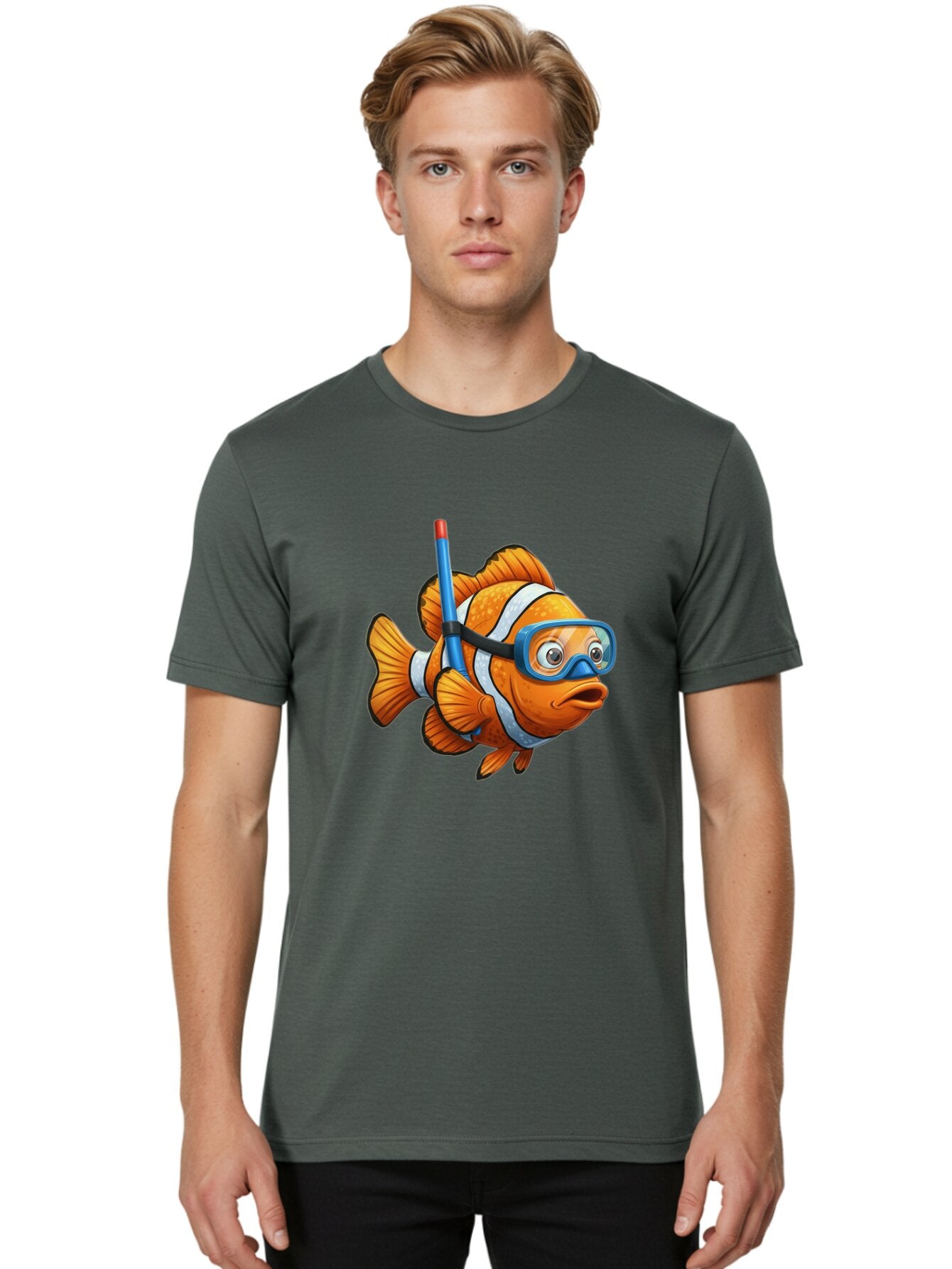 Clown-Fish Men'S Graphic Tee, 100% Cotton, Comfortable Casual Summer Wear, Machine Washable, Vintage Camera, Old Camera, Antique Camera, Black Camera, Classic Photography, Photography Equipment, Nostalgic Device, Film Camera, Camera Art Baq540 25