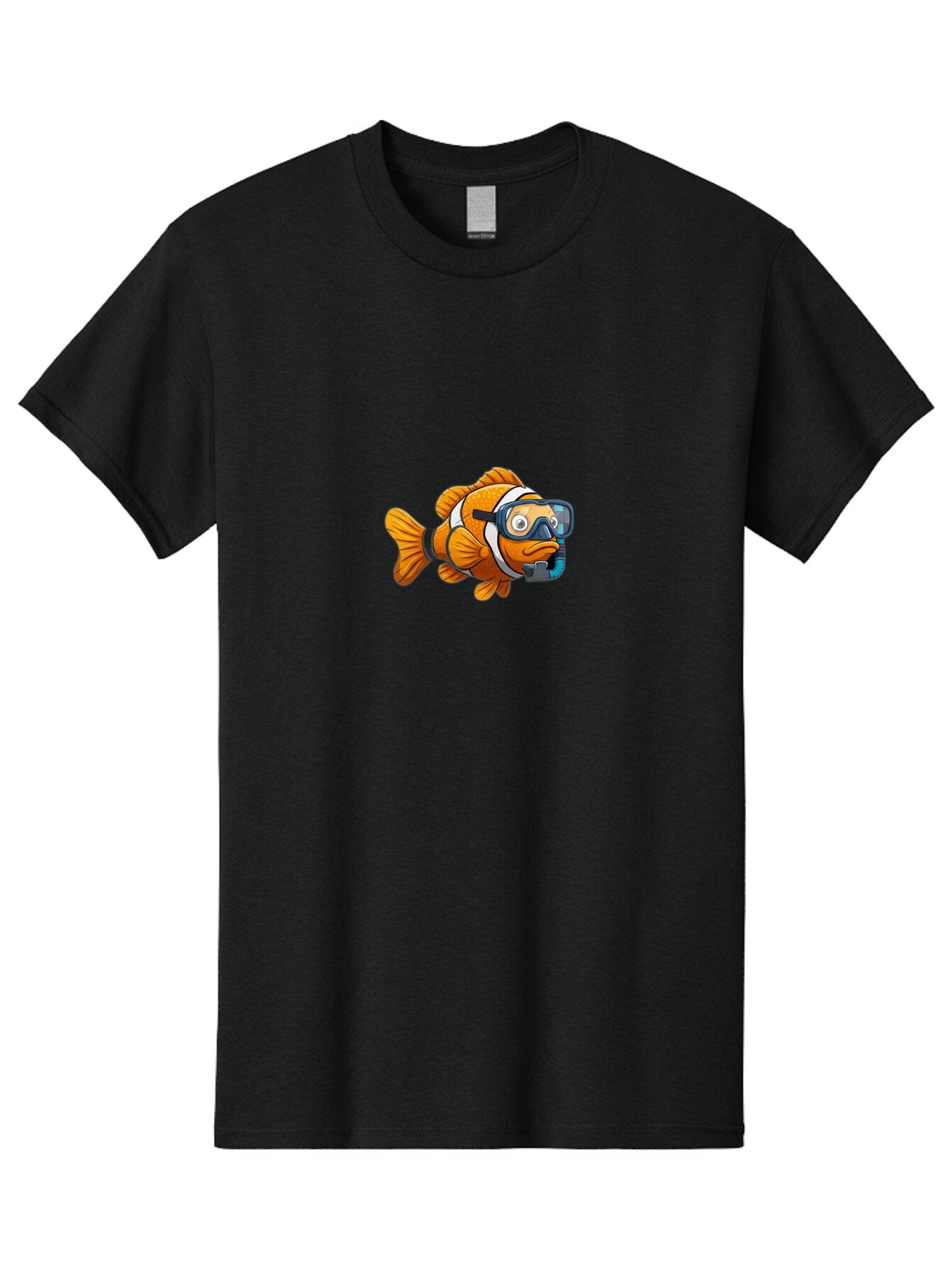 Clownfish-Snorkeling Men'S Graphic Tee, 100% Cotton, Comfortable Casual Summer Wear, Machine Washable, Vintage Camera, Old Camera, Antique Camera, Black Camera, Classic Photography, Photography Equipment, Nostalgic Device, Film Camera, Baq541 15