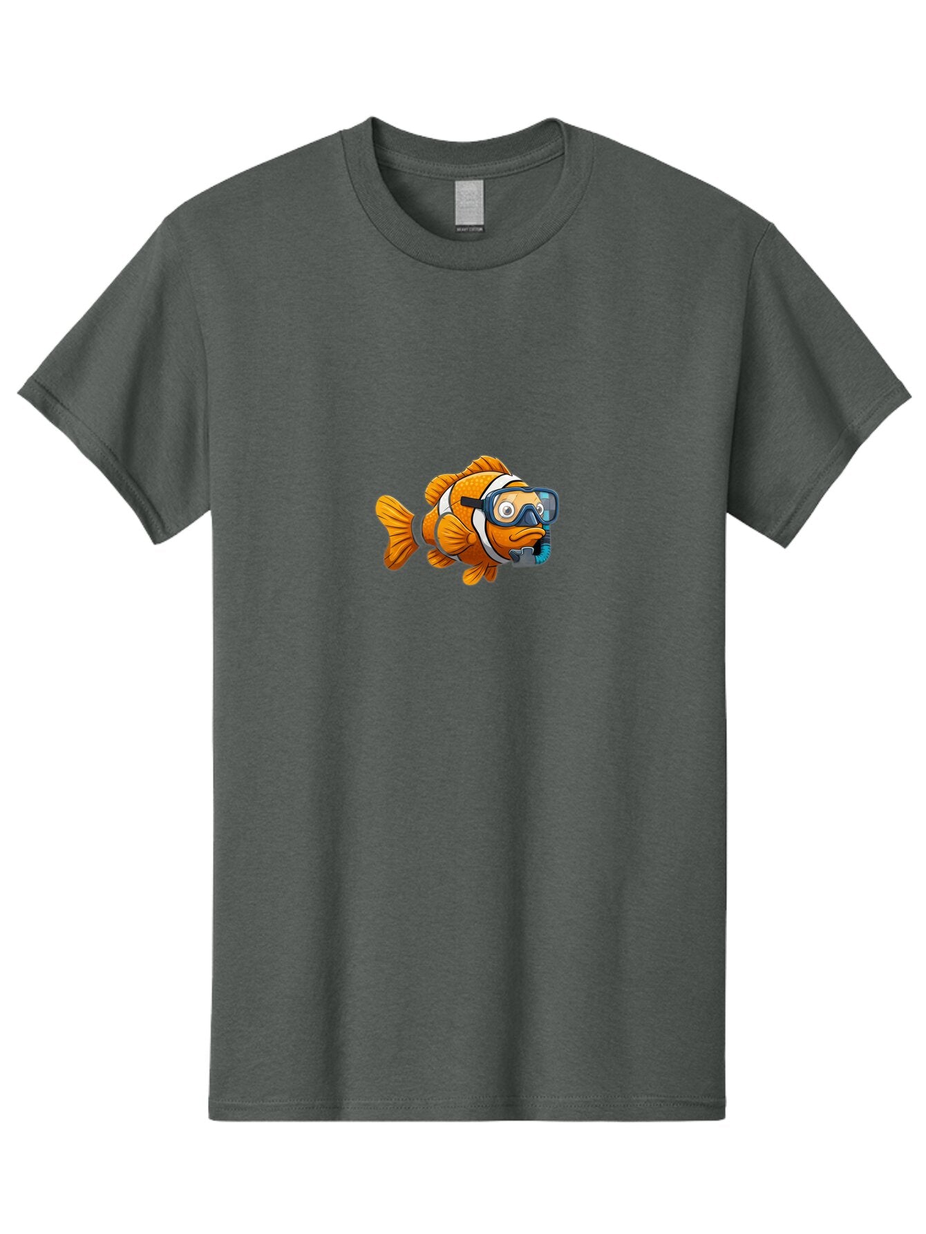 Clownfish-Snorkeling Men'S Graphic Tee, 100% Cotton, Comfortable Casual Summer Wear, Machine Washable, Vintage Camera, Old Camera, Antique Camera, Black Camera, Classic Photography, Photography Equipment, Nostalgic Device, Film Camera, Baq541 2