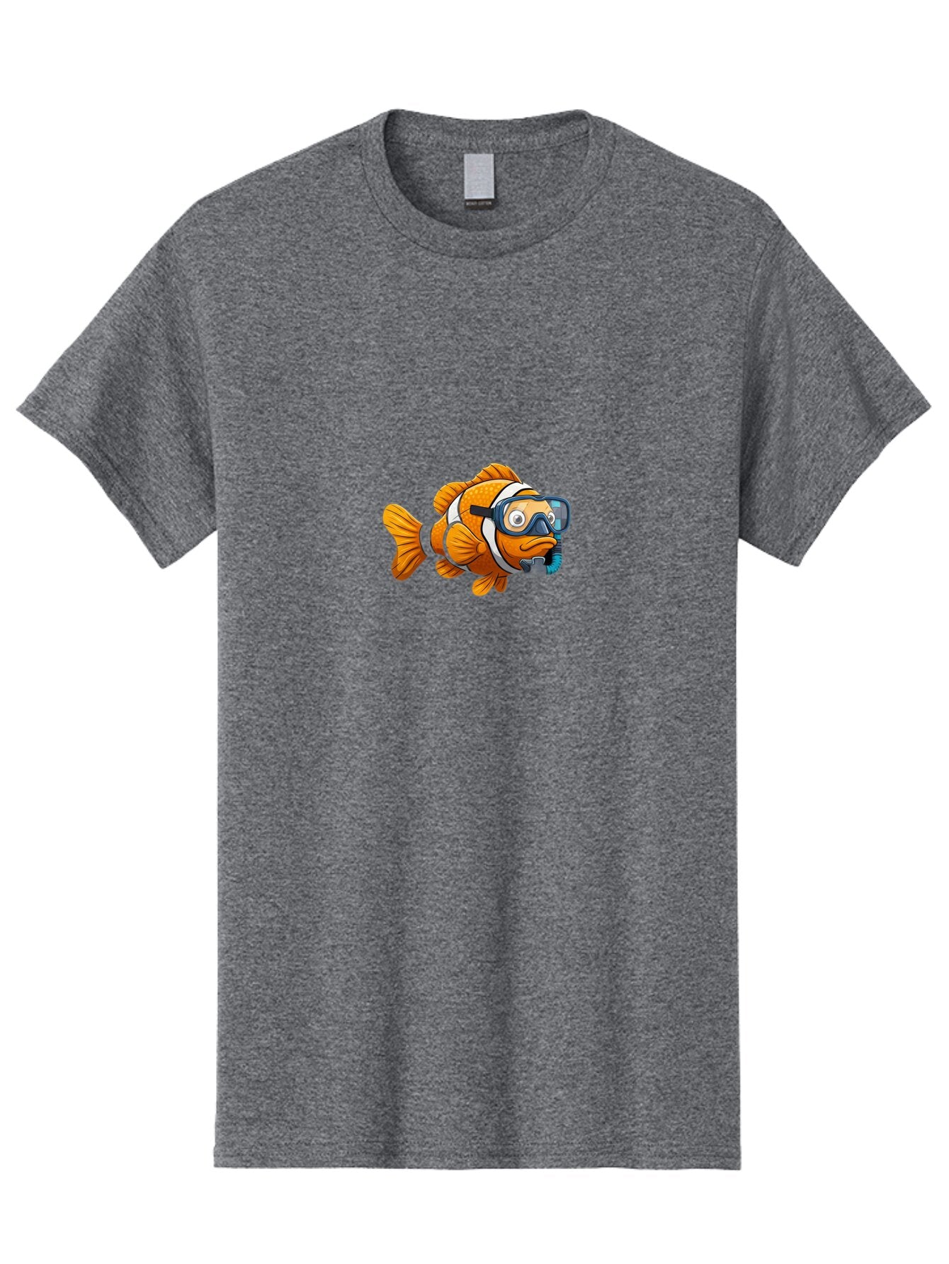 Clownfish-Snorkeling Men'S Graphic Tee, 100% Cotton, Comfortable Casual Summer Wear, Machine Washable, Vintage Camera, Old Camera, Antique Camera, Black Camera, Classic Photography, Photography Equipment, Nostalgic Device, Film Camera, Baq541 8