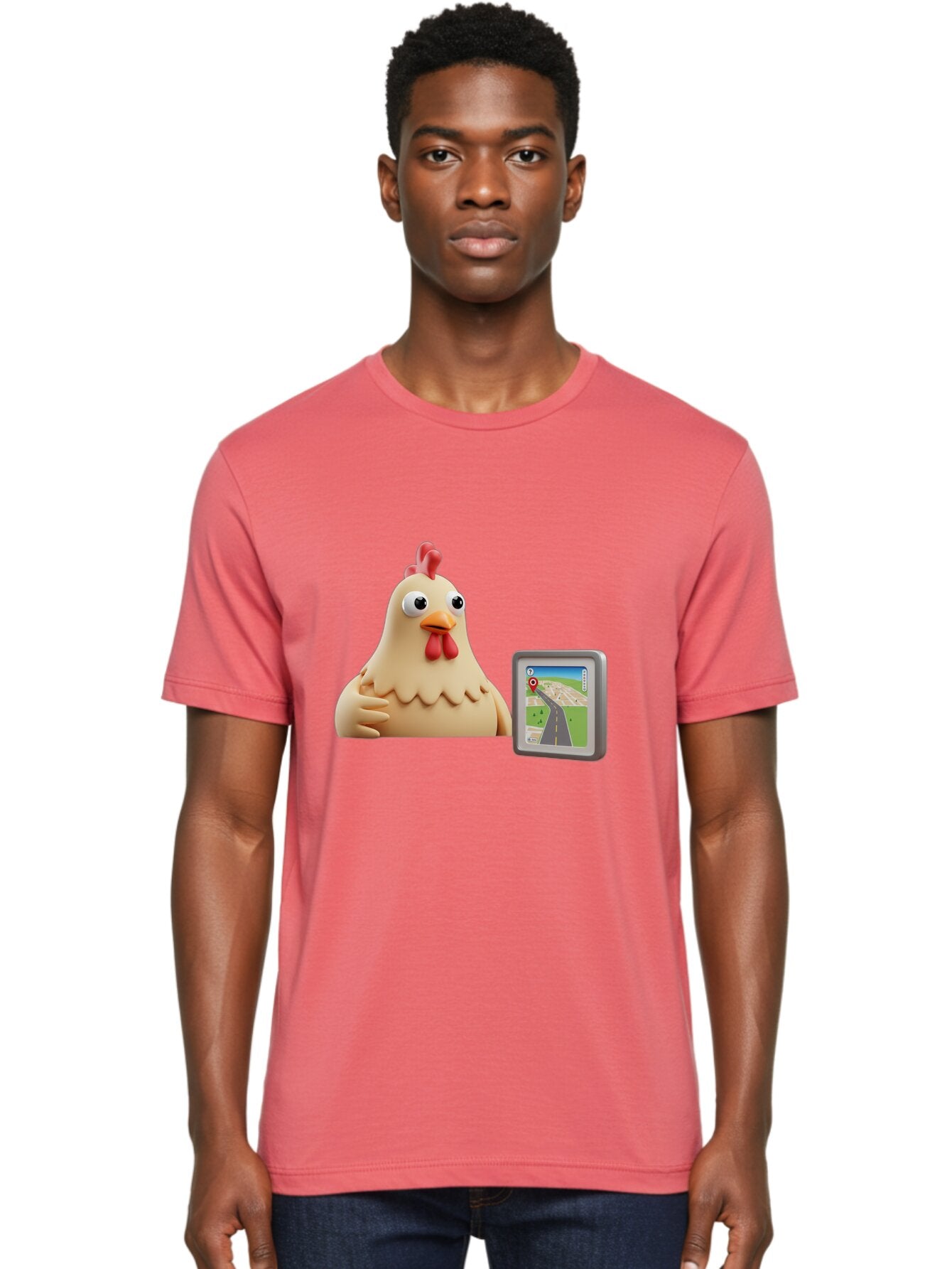 Clucking-Chicken-Gps Men'S Graphic Tee, 100% Cotton, Comfortable Casual Summer Wear, Machine Washable, Vintage Camera, Old Camera, Antique Camera, Black Camera, Classic Photography, Photography Equipment, Nostalgic Device, Film Camera, Baq545 26