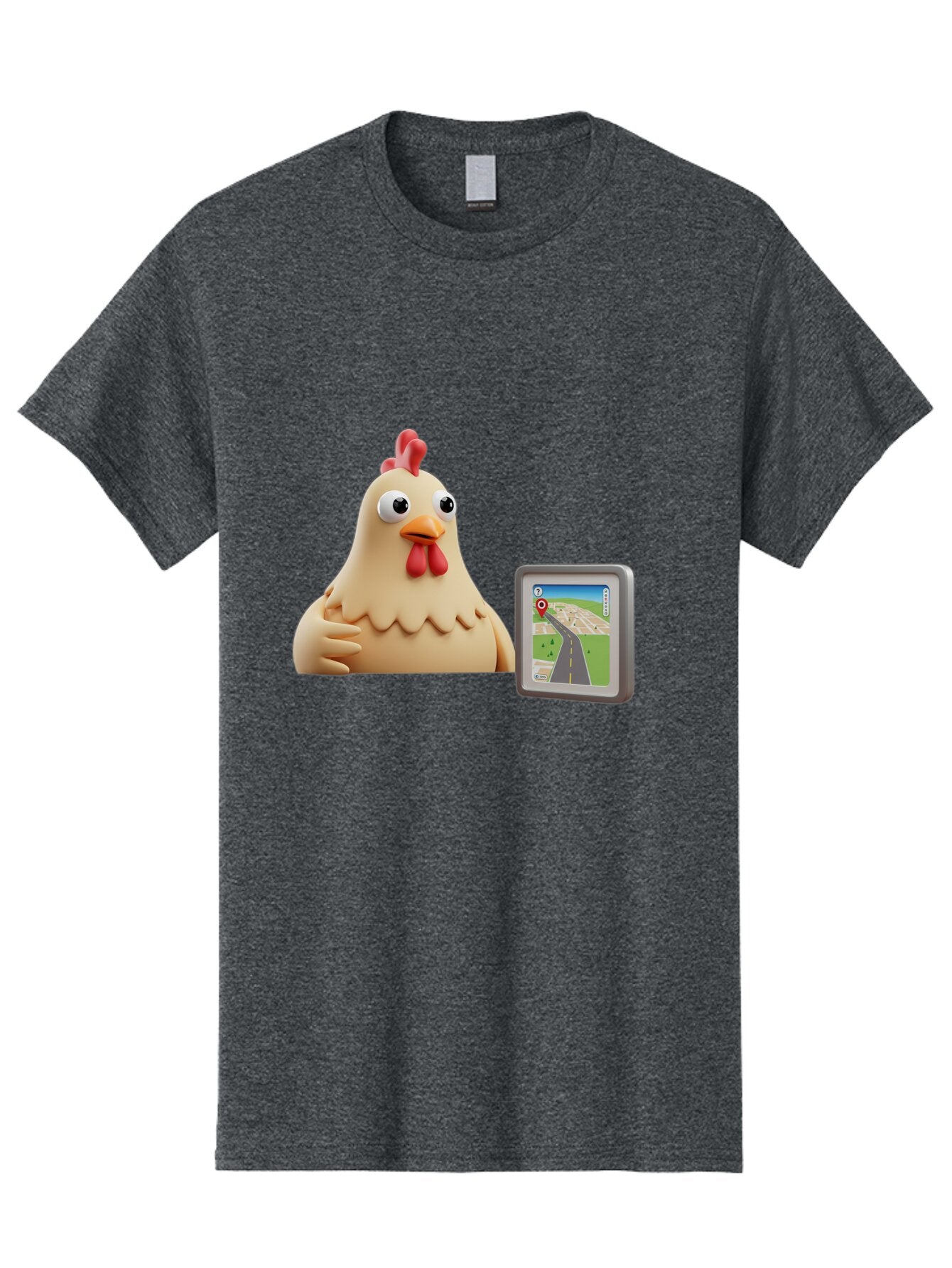 Clucking-Chicken-Gps Men'S Graphic Tee, 100% Cotton, Comfortable Casual Summer Wear, Machine Washable, Vintage Camera, Old Camera, Antique Camera, Black Camera, Classic Photography, Photography Equipment, Nostalgic Device, Film Camera, Baq545 11