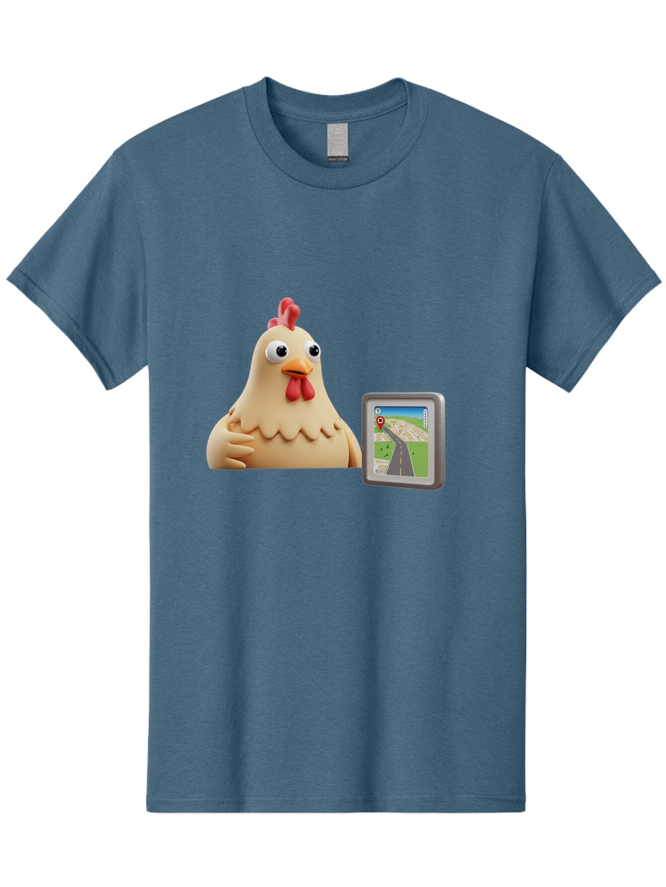 Clucking-Chicken-Gps Men'S Graphic Tee, 100% Cotton, Comfortable Casual Summer Wear, Machine Washable, Vintage Camera, Old Camera, Antique Camera, Black Camera, Classic Photography, Photography Equipment, Nostalgic Device, Film Camera, Baq545 2