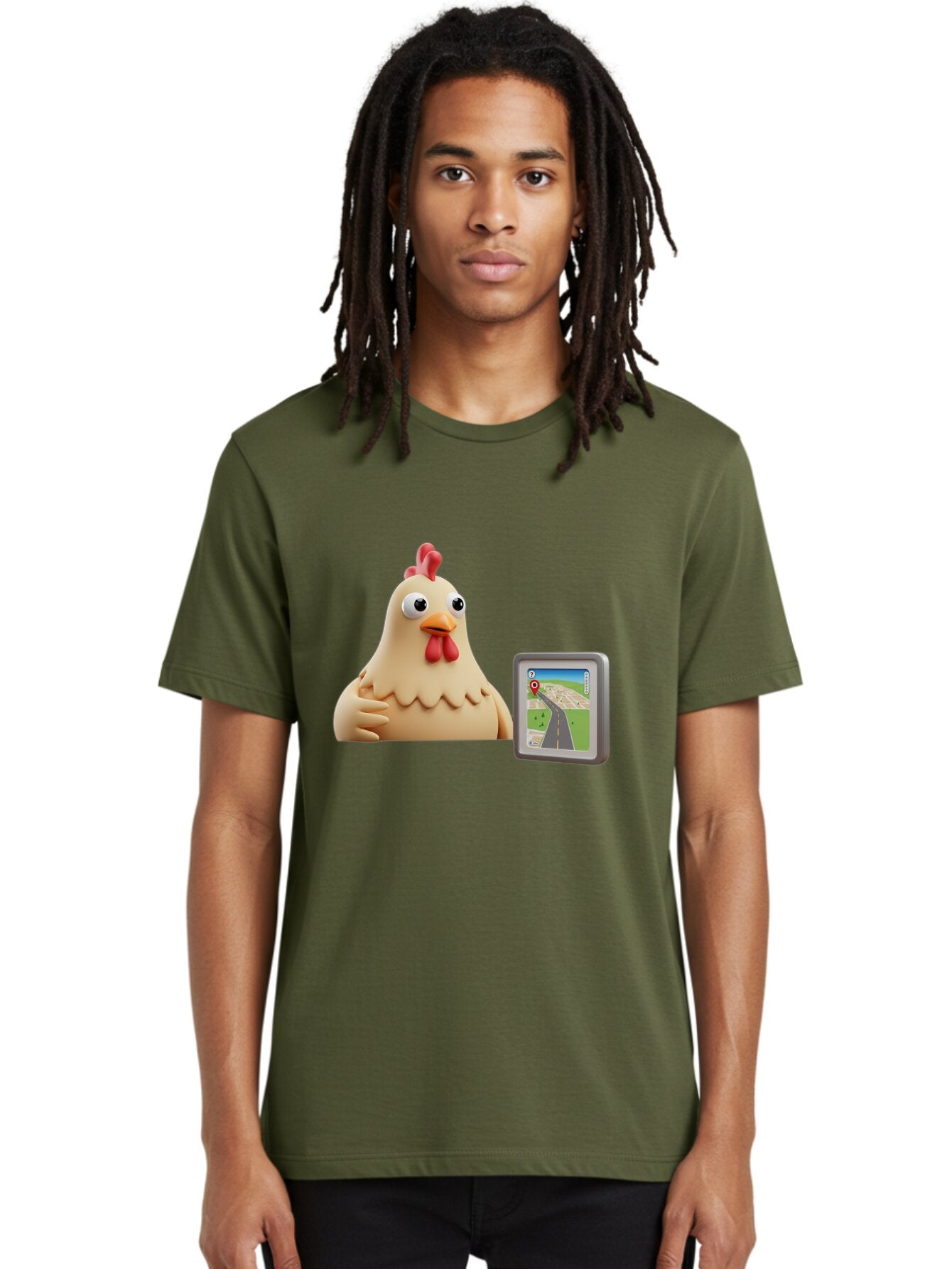 Clucking-Chicken-Gps Men'S Graphic Tee, 100% Cotton, Comfortable Casual Summer Wear, Machine Washable, Vintage Camera, Old Camera, Antique Camera, Black Camera, Classic Photography, Photography Equipment, Nostalgic Device, Film Camera, Baq545 19