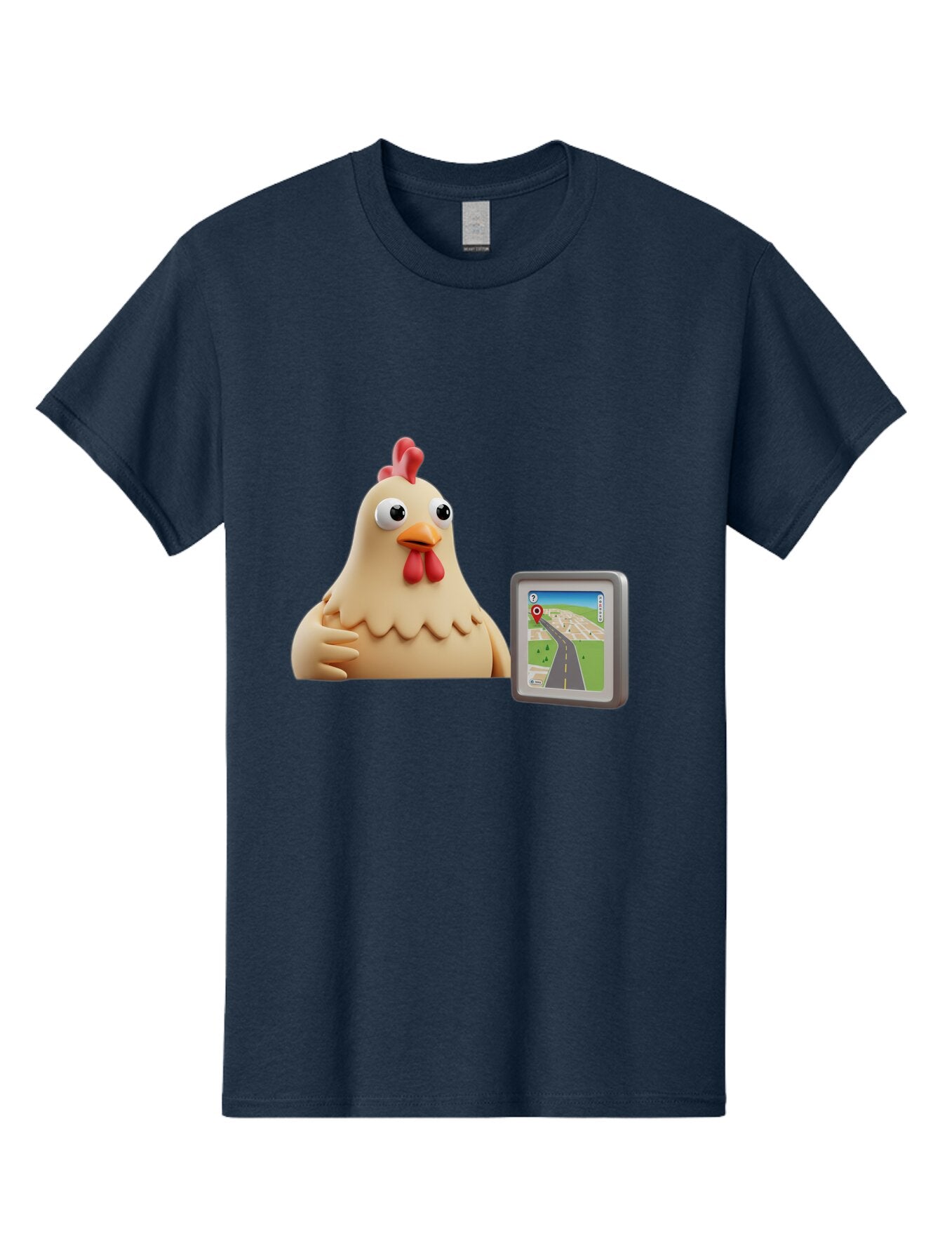 Clucking-Chicken-Gps Men'S Graphic Tee, 100% Cotton, Comfortable Casual Summer Wear, Machine Washable, Vintage Camera, Old Camera, Antique Camera, Black Camera, Classic Photography, Photography Equipment, Nostalgic Device, Film Camera, Baq545 5