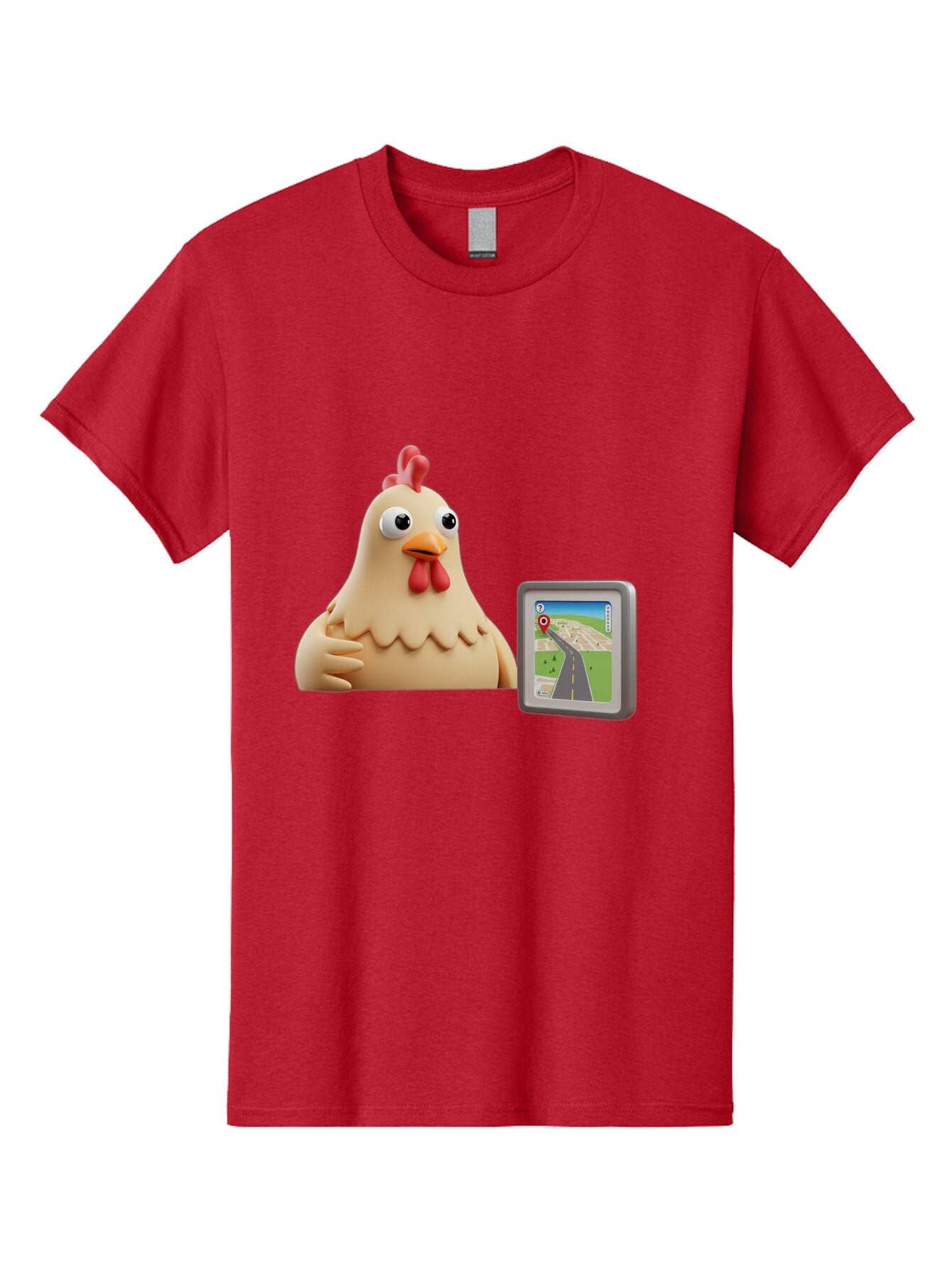 Clucking-Chicken-Gps Men'S Graphic Tee, 100% Cotton, Comfortable Casual Summer Wear, Machine Washable, Vintage Camera, Old Camera, Antique Camera, Black Camera, Classic Photography, Photography Equipment, Nostalgic Device, Film Camera, Baq545 4