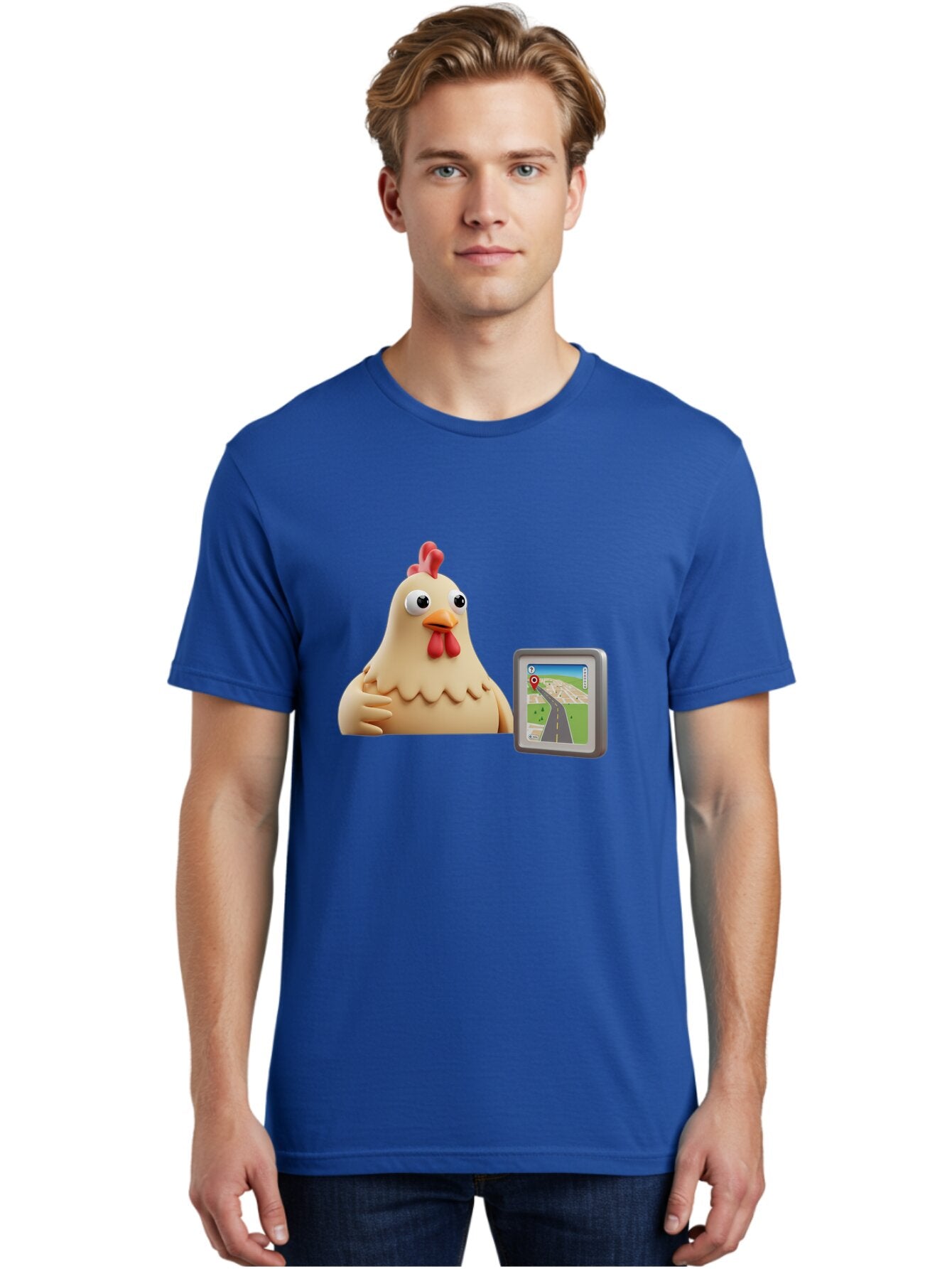 Clucking-Chicken-Gps Men'S Graphic Tee, 100% Cotton, Comfortable Casual Summer Wear, Machine Washable, Vintage Camera, Old Camera, Antique Camera, Black Camera, Classic Photography, Photography Equipment, Nostalgic Device, Film Camera, Baq545 24