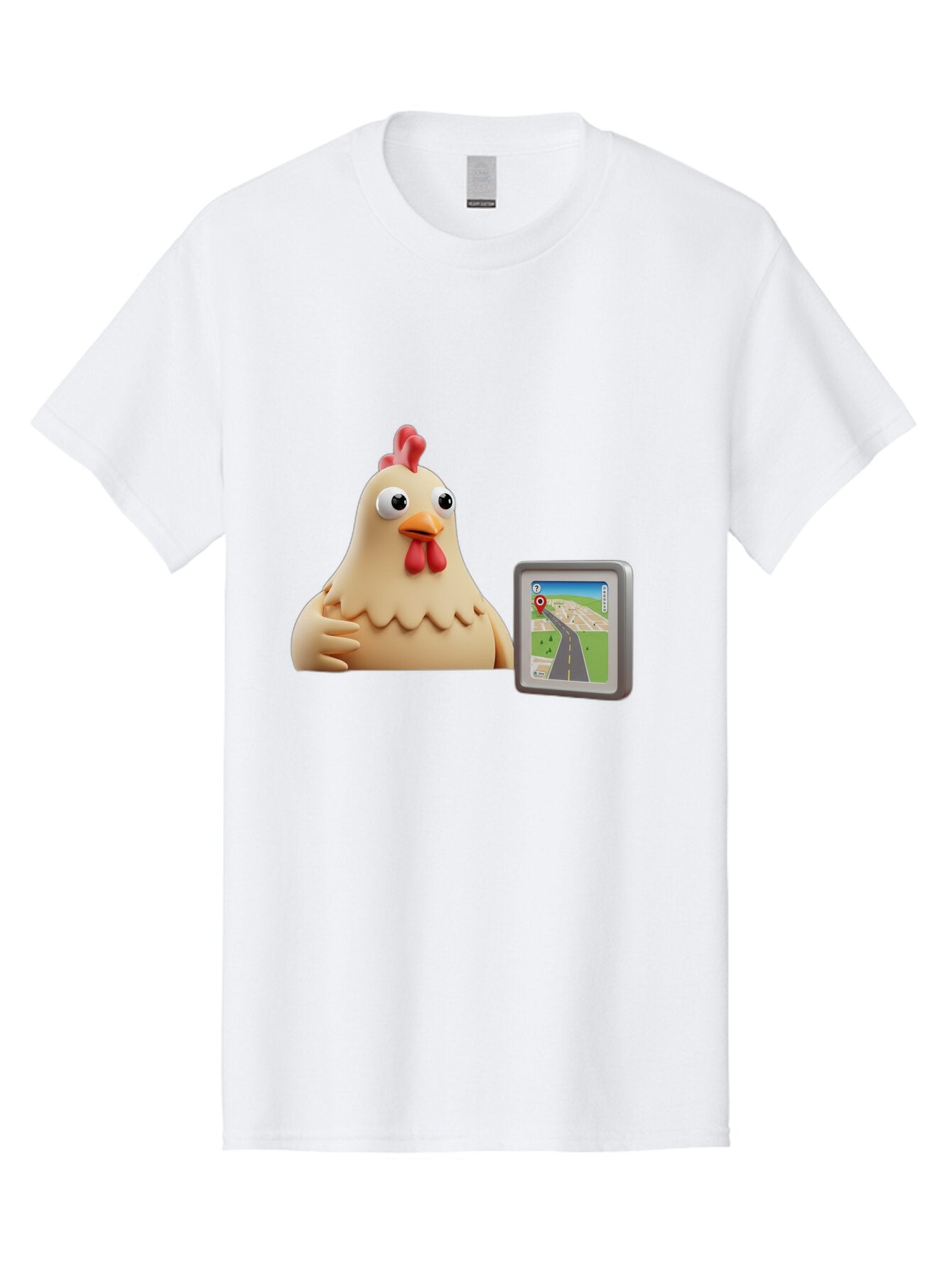 Clucking-Chicken-Gps Men'S Graphic Tee, 100% Cotton, Comfortable Casual Summer Wear, Machine Washable, Vintage Camera, Old Camera, Antique Camera, Black Camera, Classic Photography, Photography Equipment, Nostalgic Device, Film Camera, Baq545 8